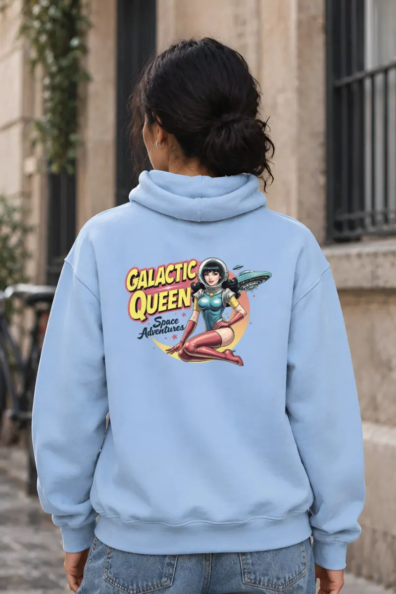 "Galactic Queen" Heavy Blend Unisex Pullover Hoodie