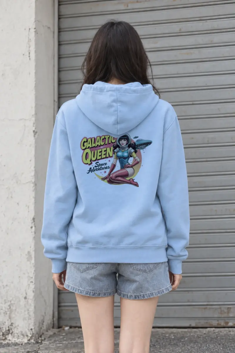 "Galactic Queen" Heavy Blend Unisex Pullover Hoodie