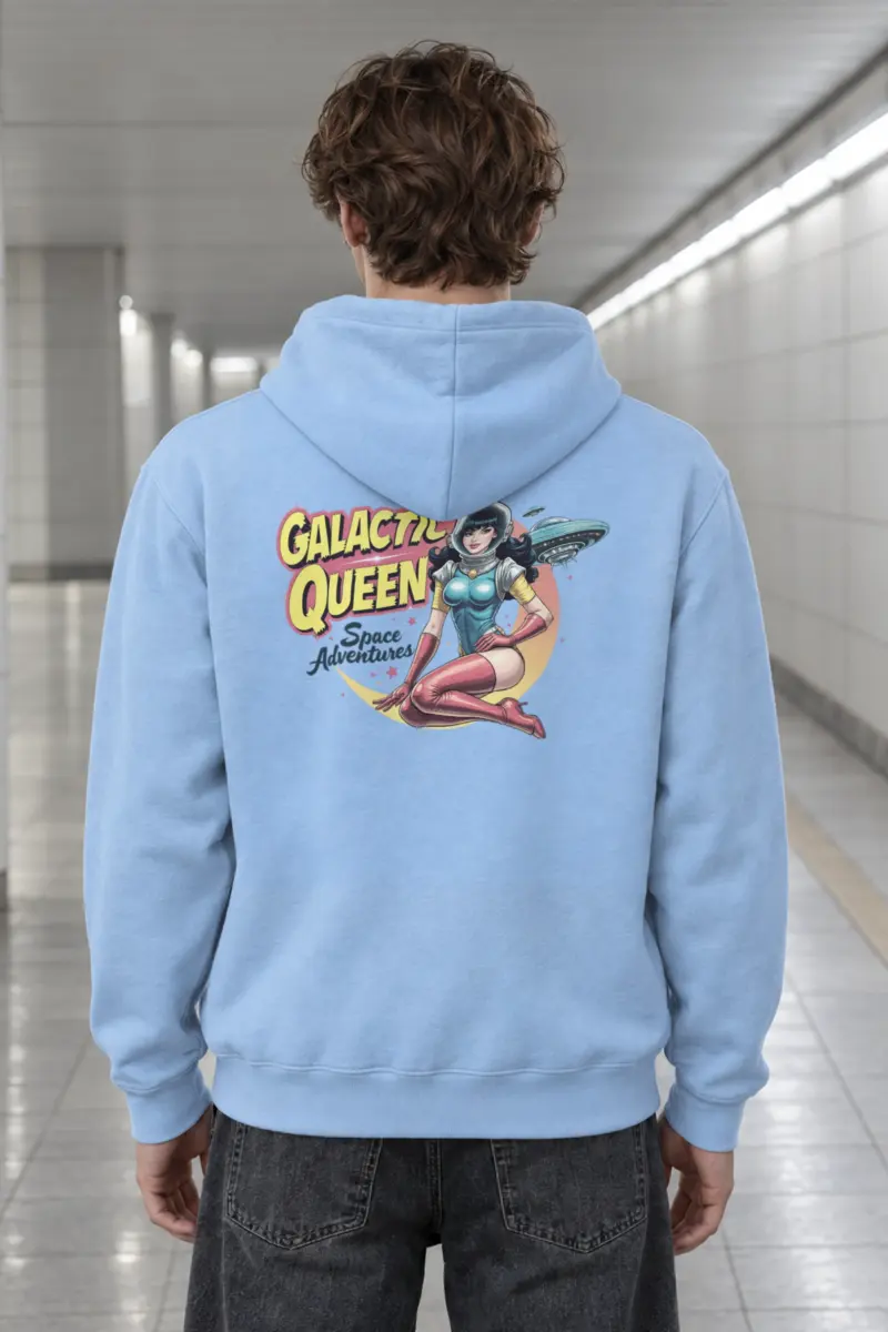 "Galactic Queen" Heavy Blend Unisex Pullover Hoodie