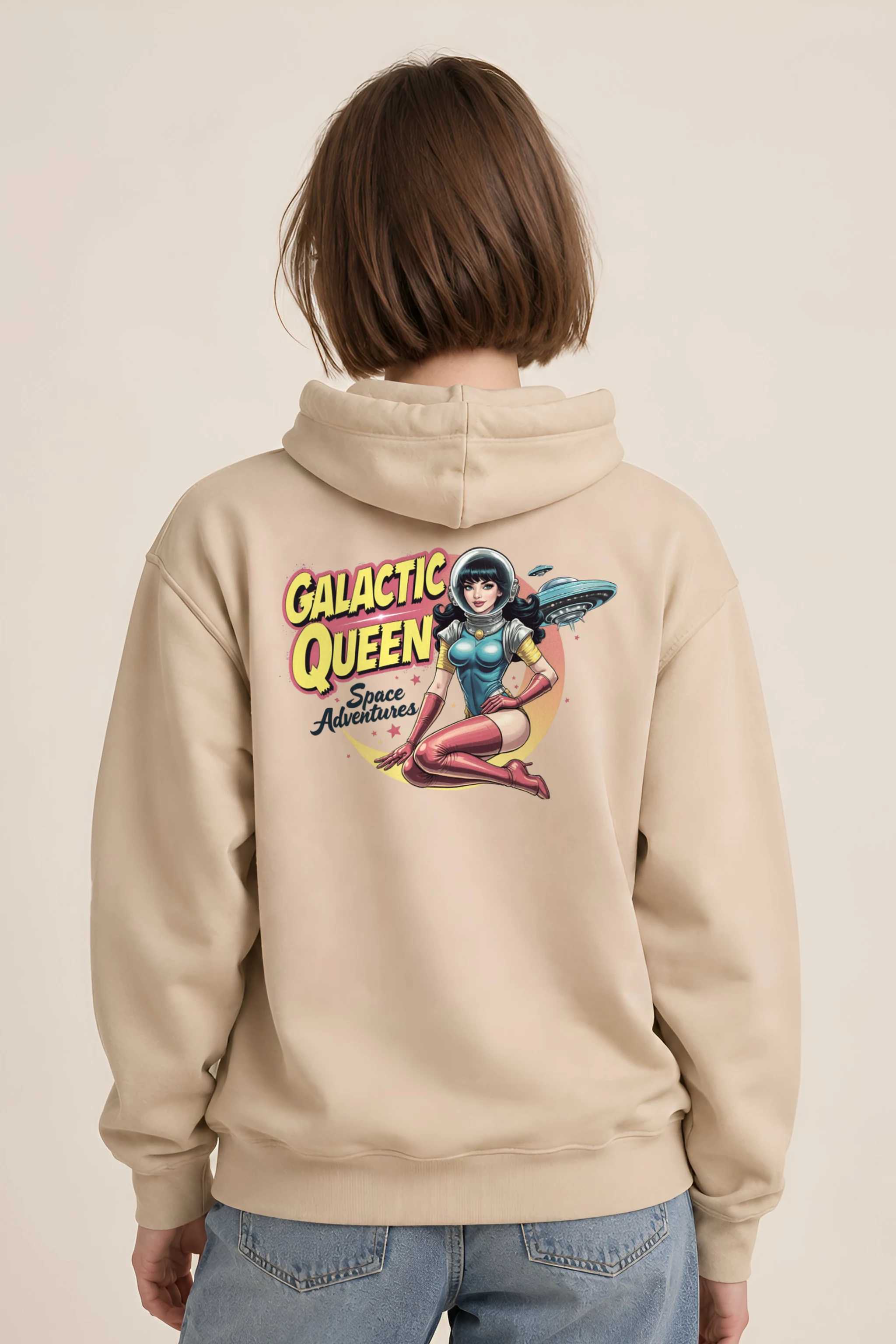 "Galactic Queen" 1 Pullover Hoodie