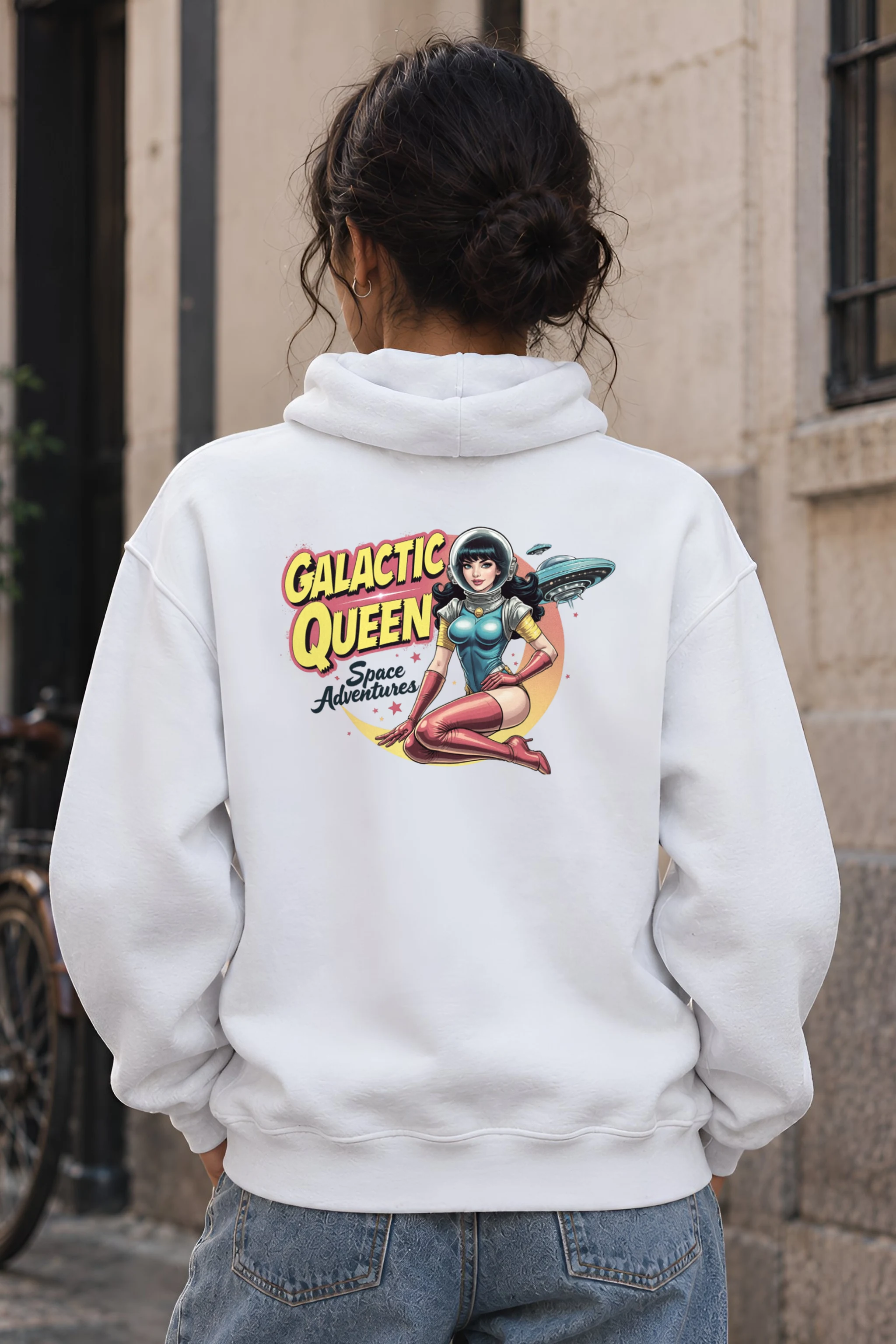 "Galactic Queen" 1 Pullover Hoodie