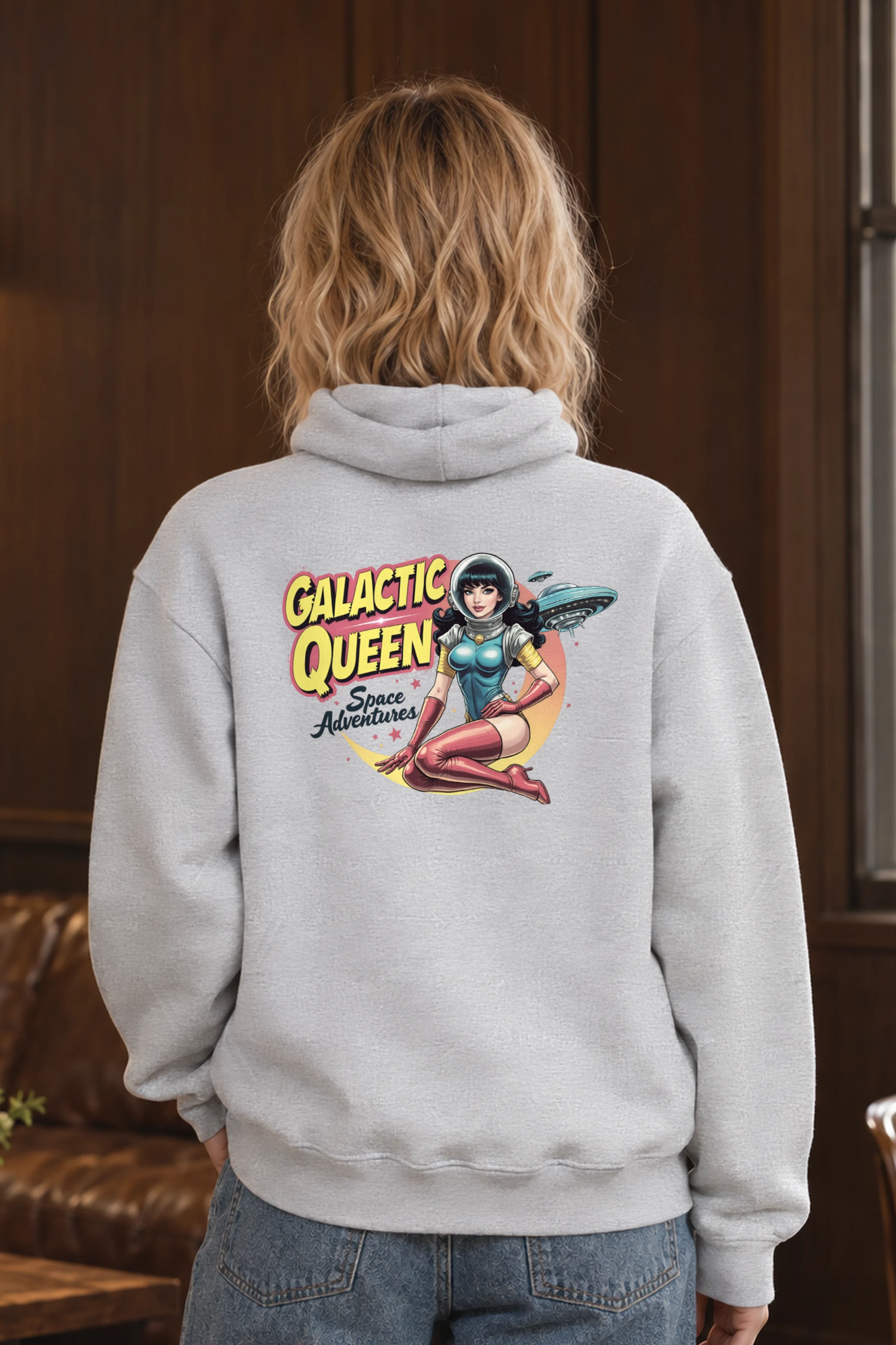 "Galactic Queen" 1 Pullover Hoodie
