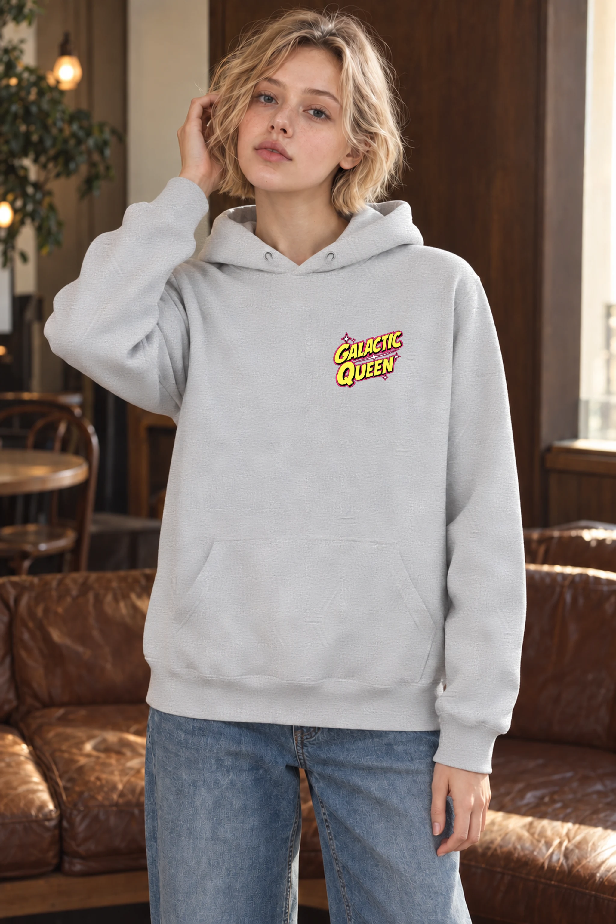 "Galactic Queen" 1 Pullover Hoodie