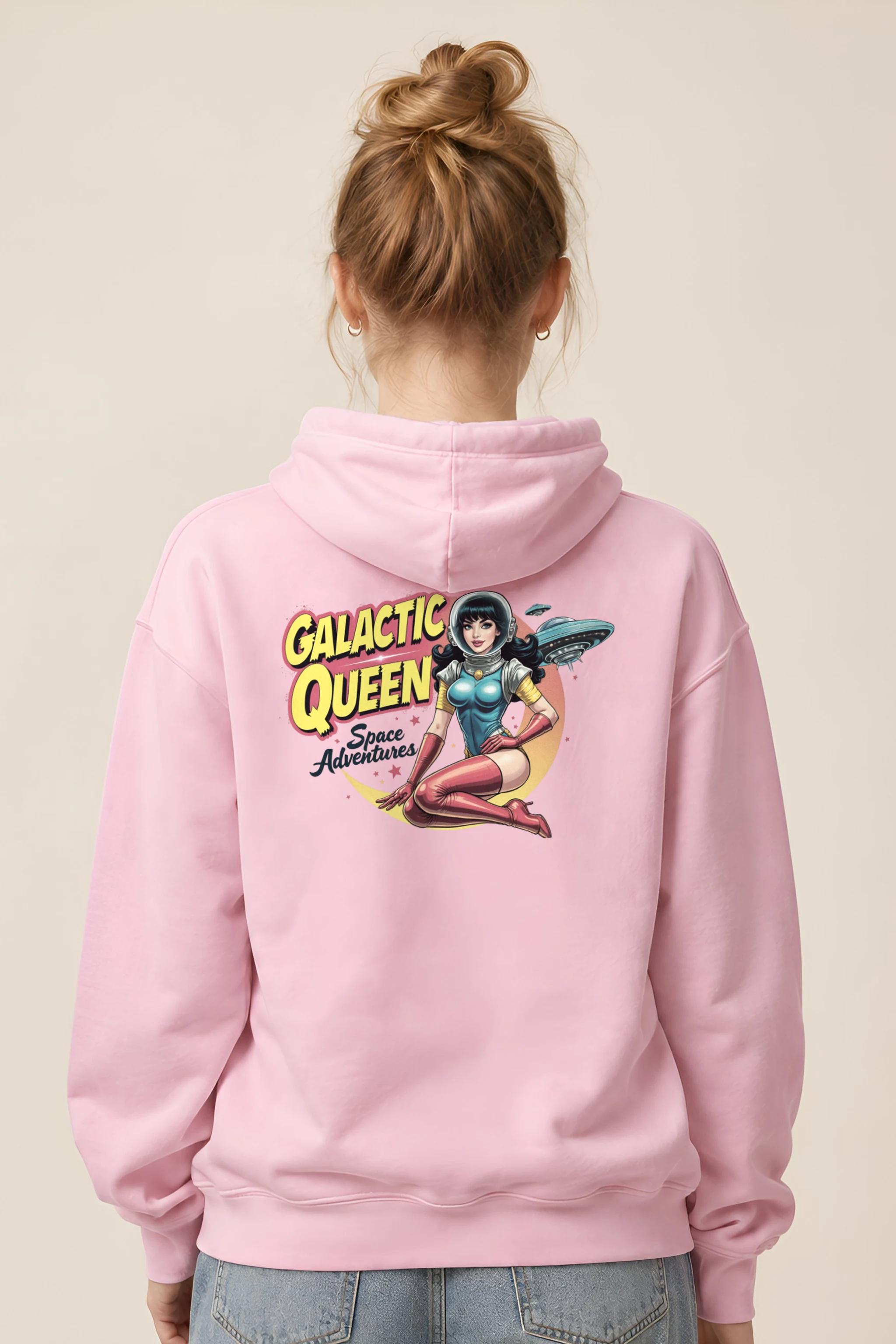 "Galactic Queen" 1 Pullover Hoodie
