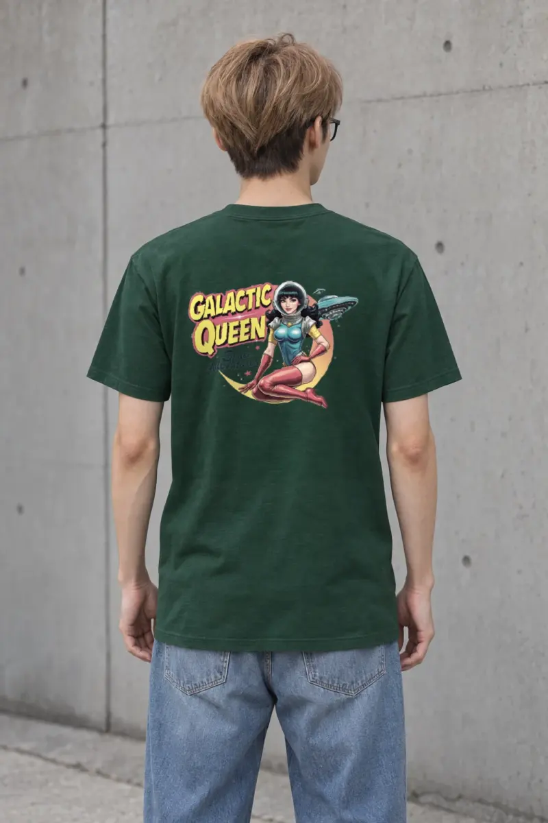 "Galactic Queen" Heavyweight Unisex Crewneck T-shirt