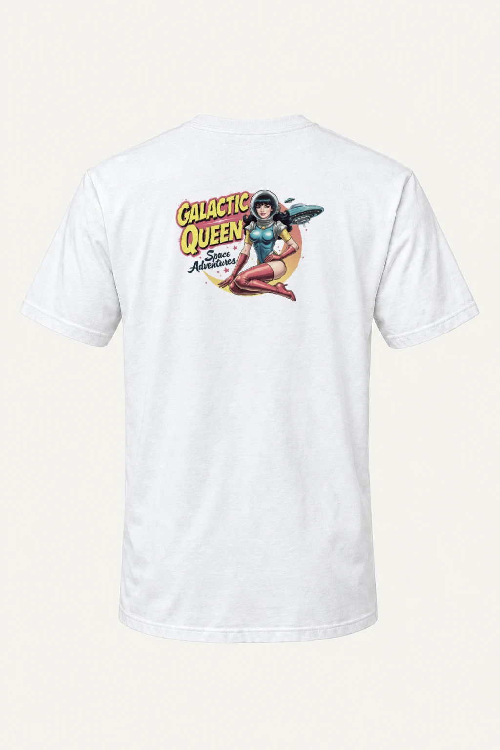 "Galactic Queen" Heavyweight Unisex Crewneck T-shirt | Gildan 5000