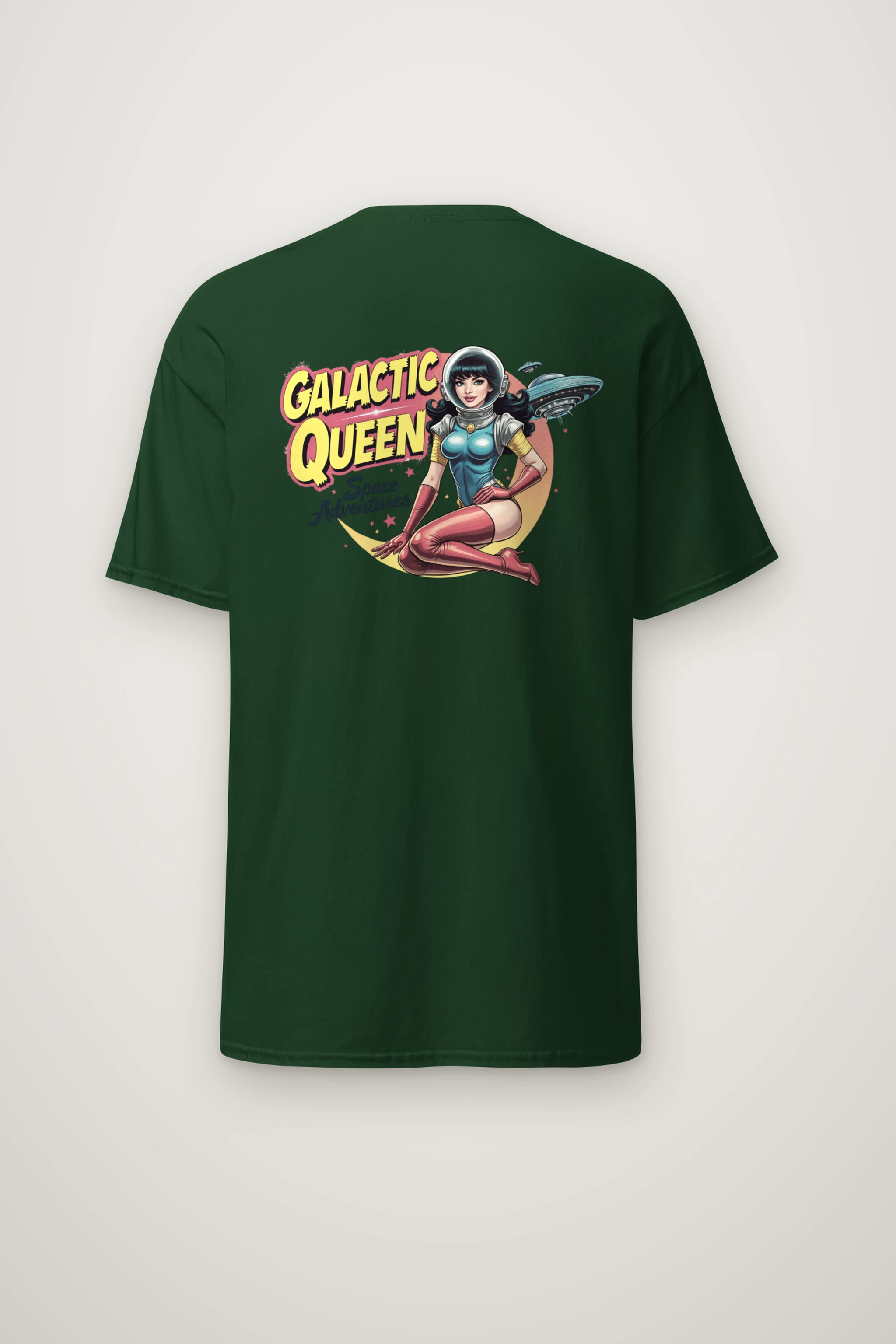"Galactic Queen" Heavyweight Unisex Crewneck T-shirt