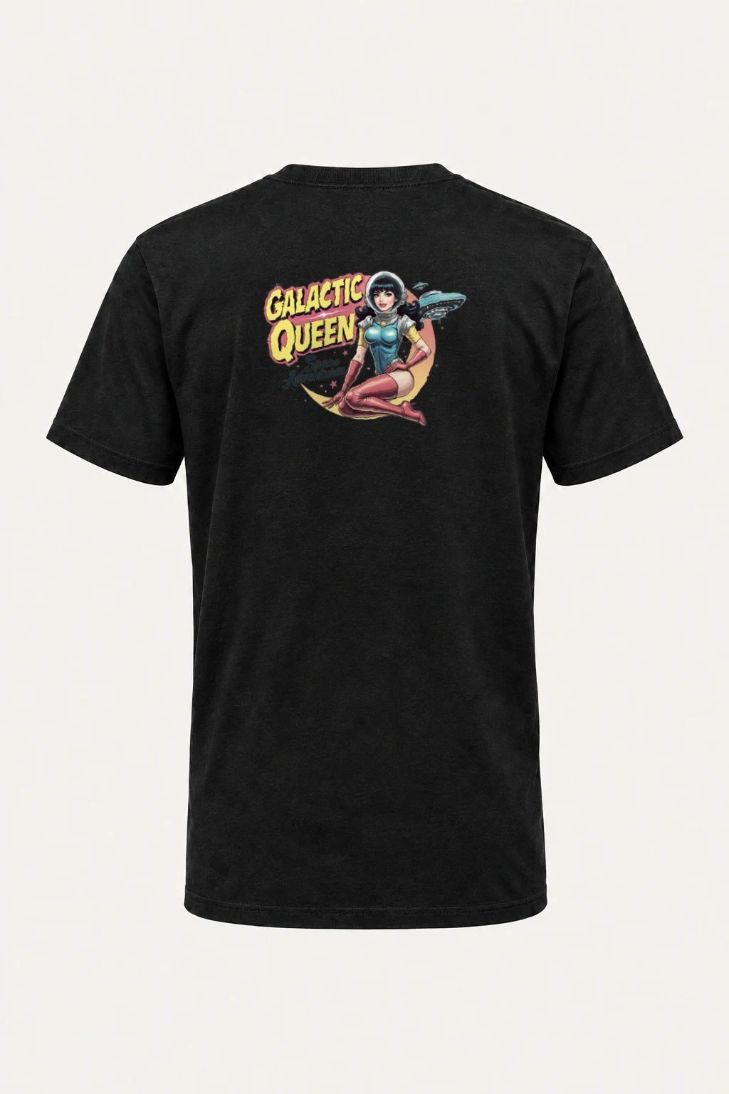 "Galactic Queen" Heavyweight Unisex Crewneck T-shirt | Gildan 5000