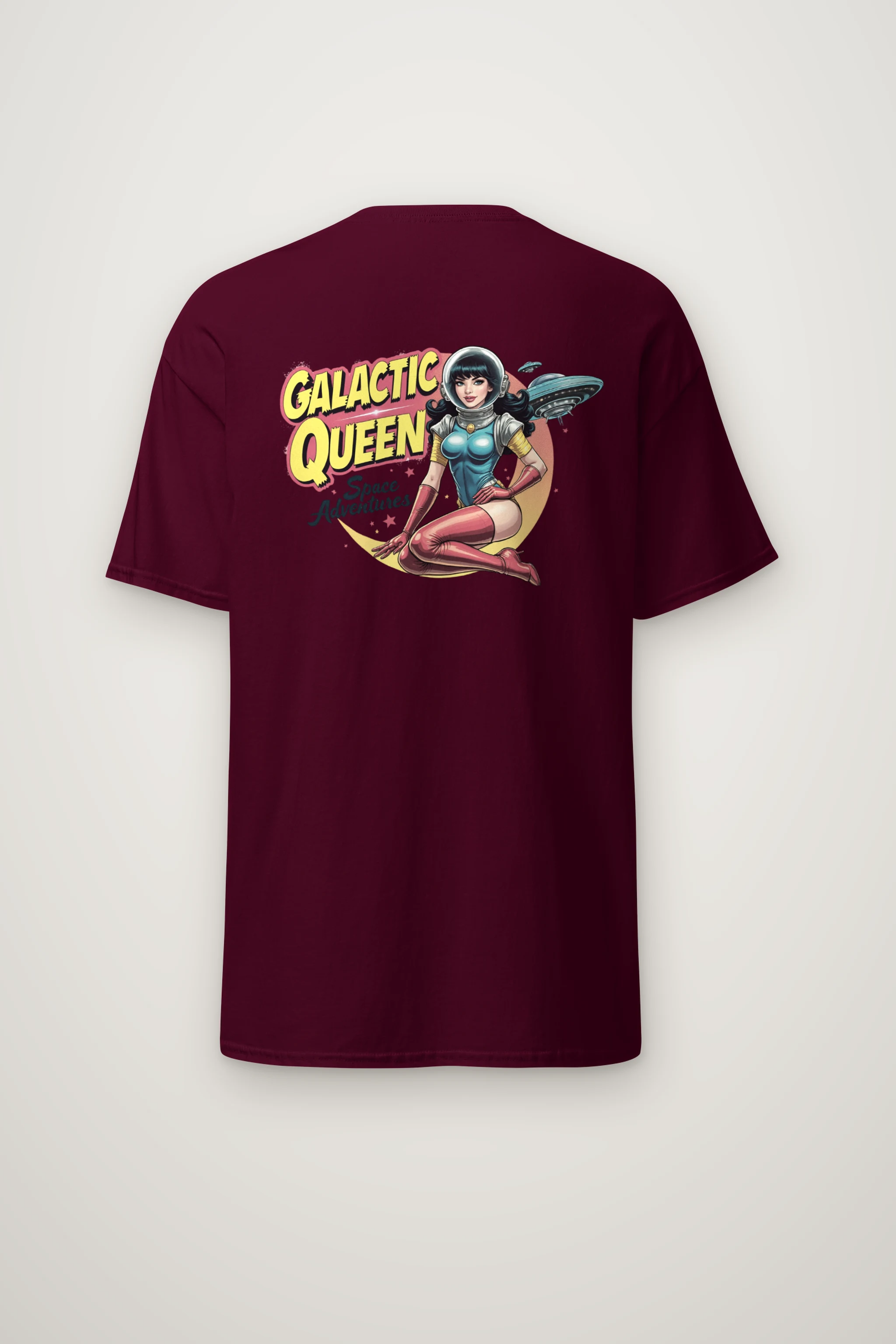 "Galactic Queen" Heavyweight Unisex Crewneck T-shirt
