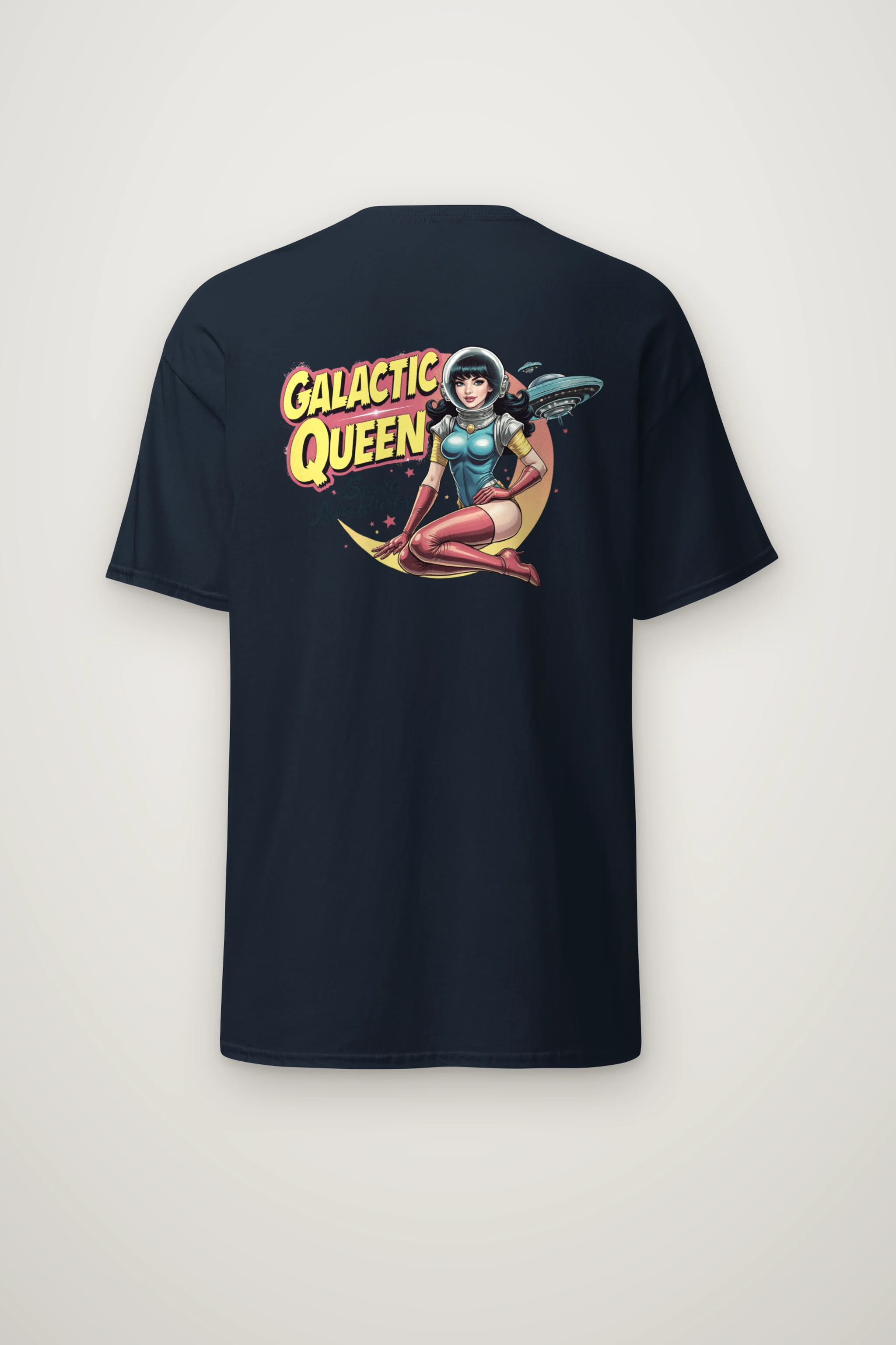 "Galactic Queen" Heavyweight Unisex Crewneck T-shirt