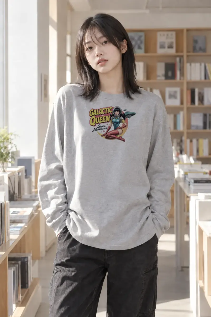 "Galactic Queen" Unisex Longsleeve T-shirt | Gildan 2400