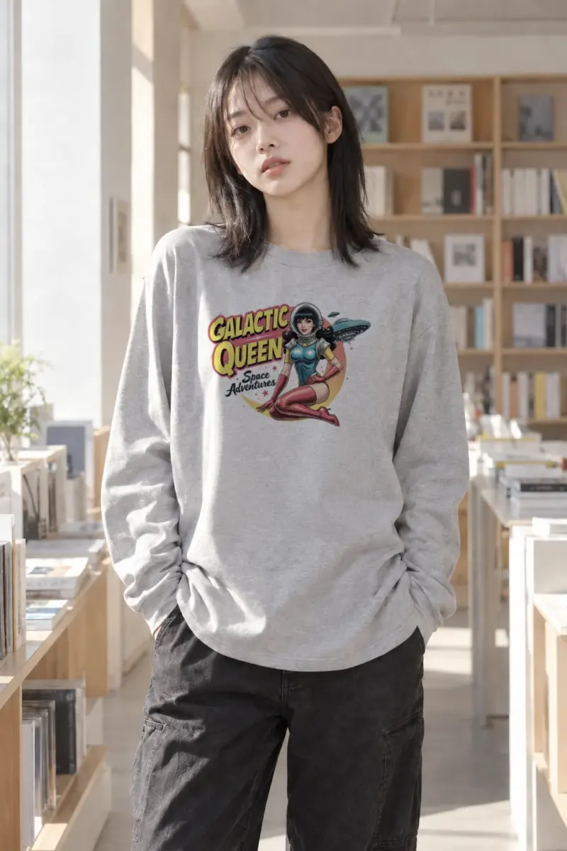 “Galactic Queen” Unisex Longsleeve T-shirt | Gildan 2400