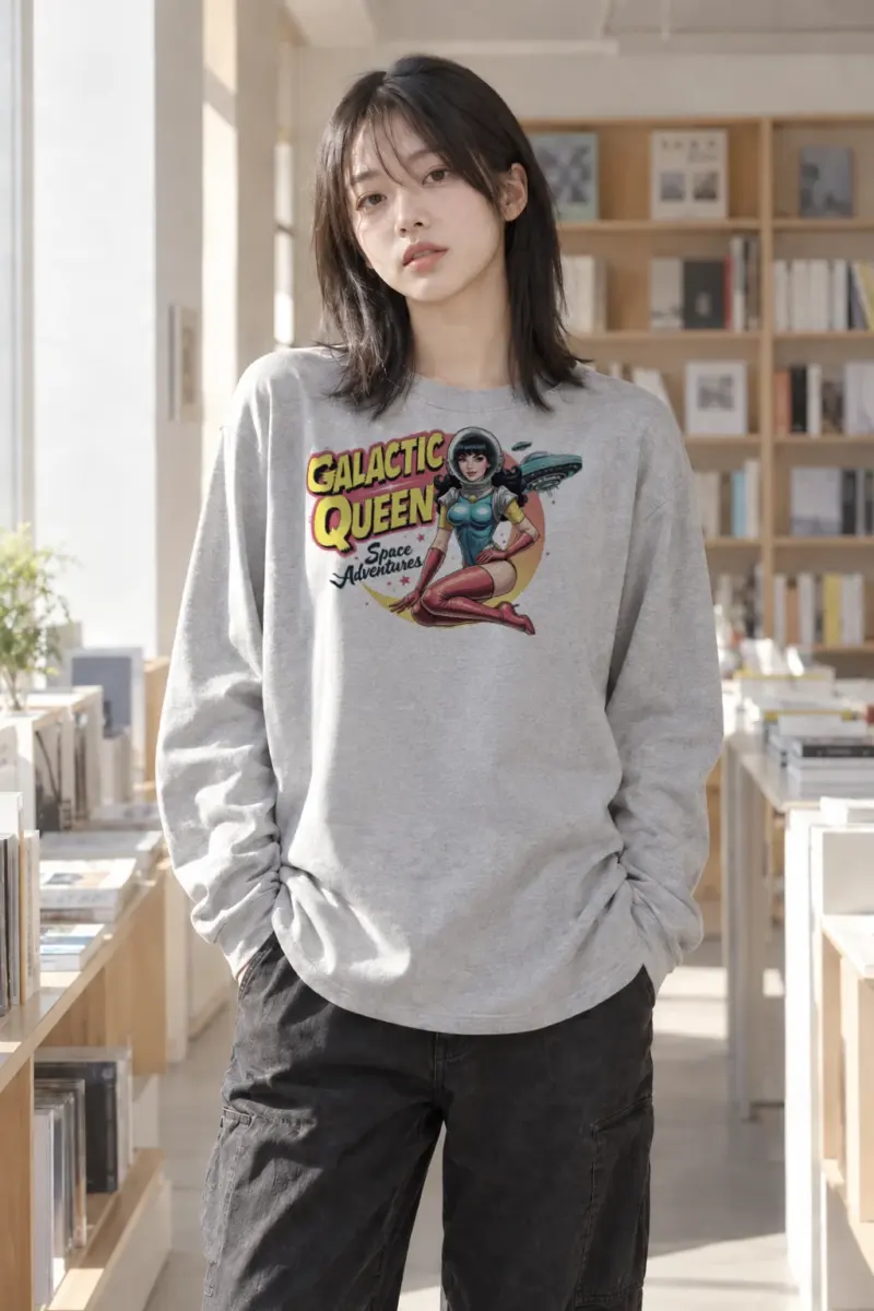 "Galactic Queen" Unisex Longsleeve T-shirt | Gildan 2400
