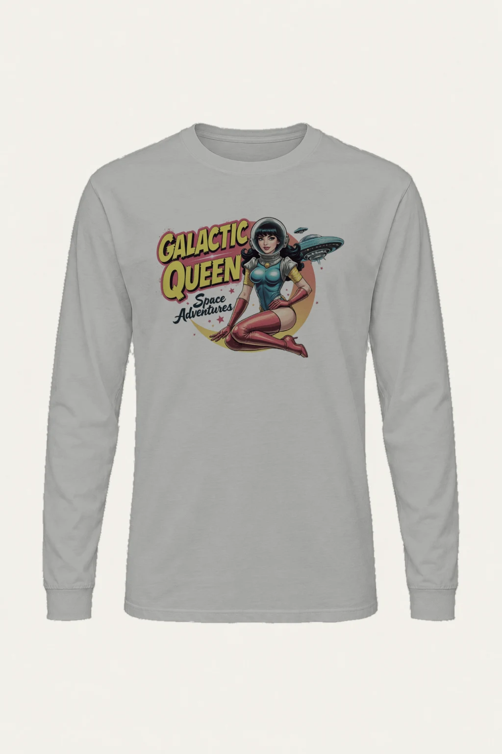 "Galactic Queen" Unisex Longsleeve T-shirt | Gildan 2400