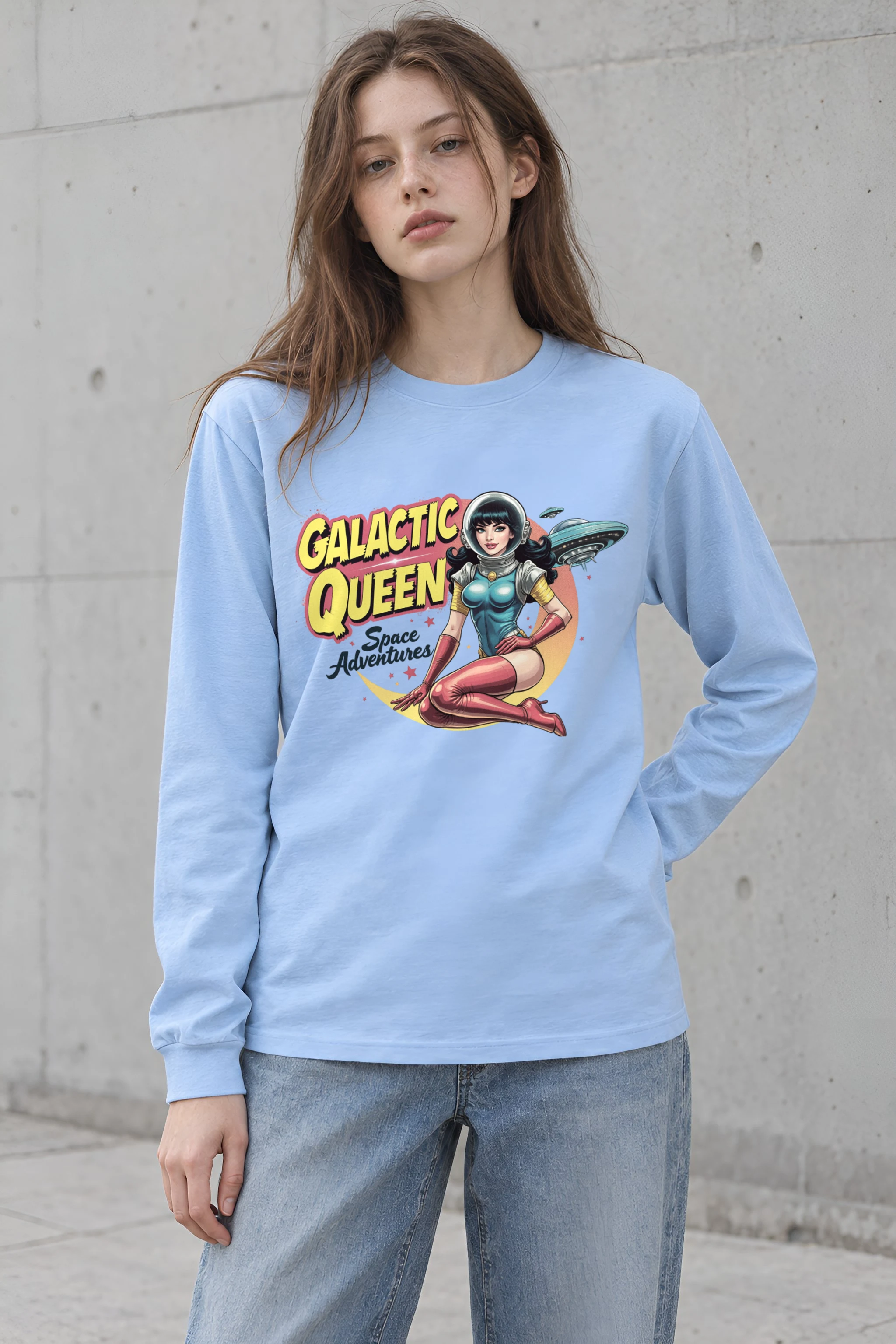 "Galactic Queen" Unisex Longsleeve T-shirt