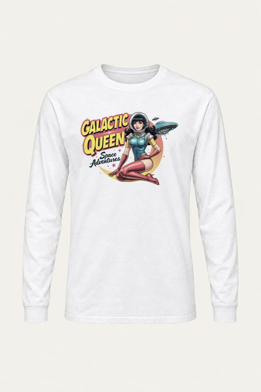 "Galactic Queen" Unisex Longsleeve T-shirt | Gildan 2400