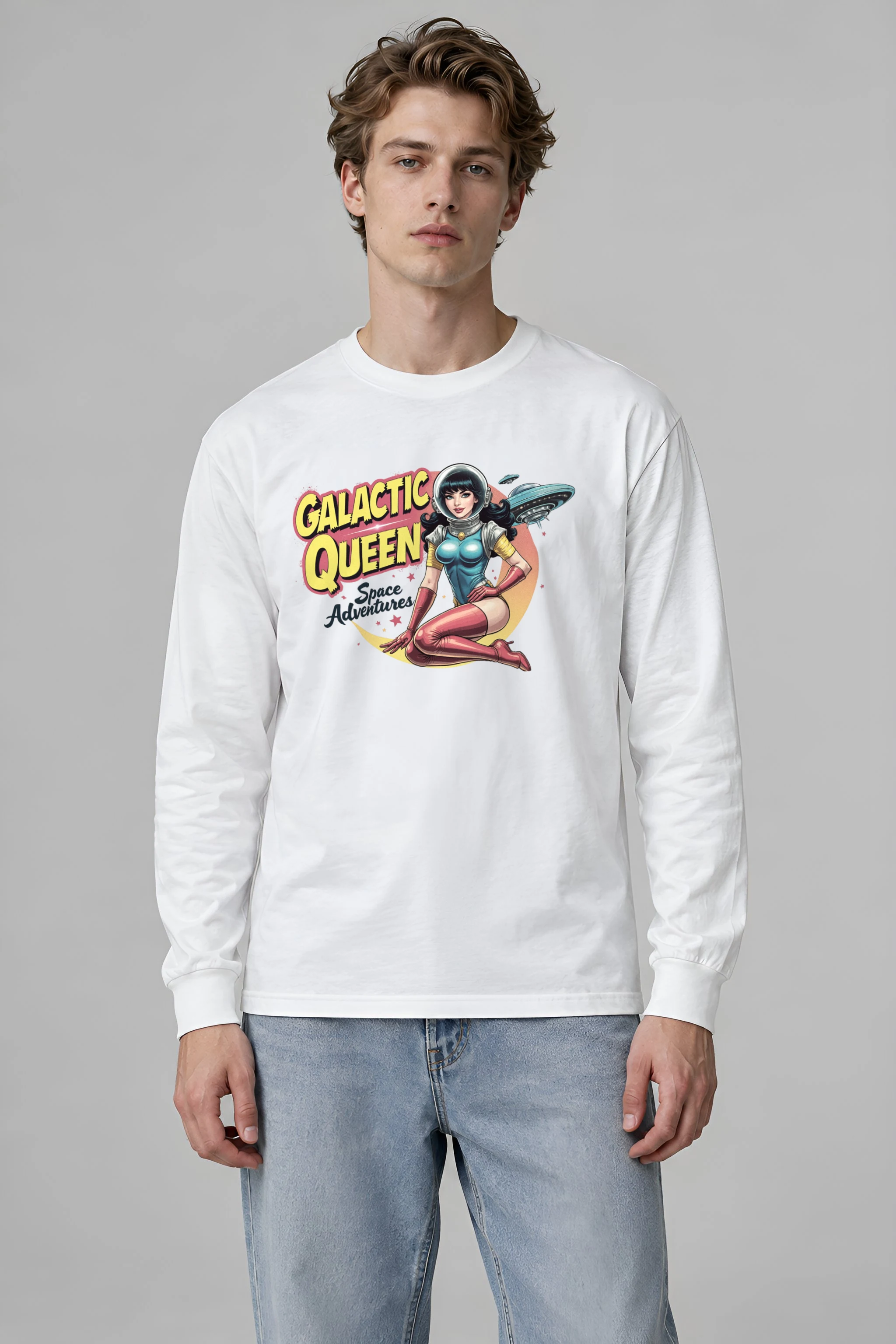 "Galactic Queen" Unisex Longsleeve T-shirt