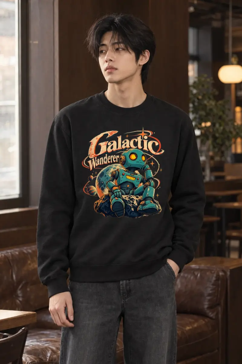 "Galactic Wanderer" Heavy Blend Unisex Crewneck Sweatshirt