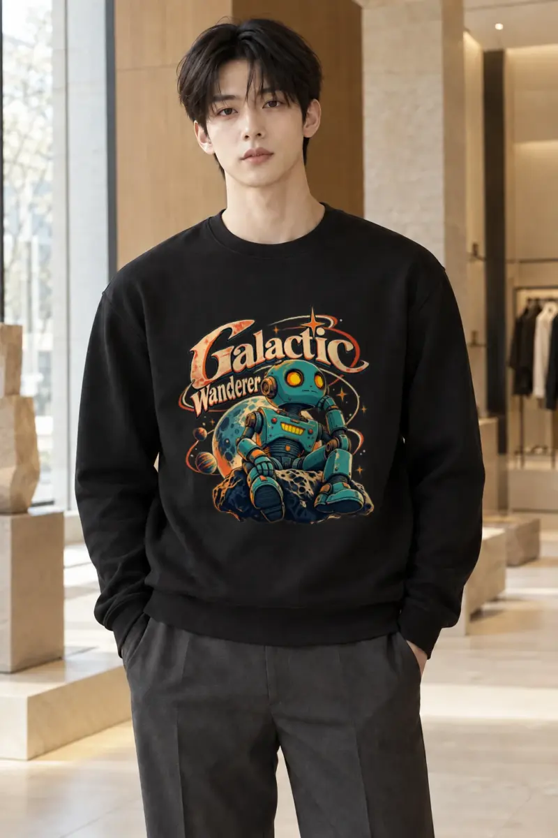 "Galactic Wanderer" Heavy Blend Unisex Crewneck Sweatshirt | Gildan 18000