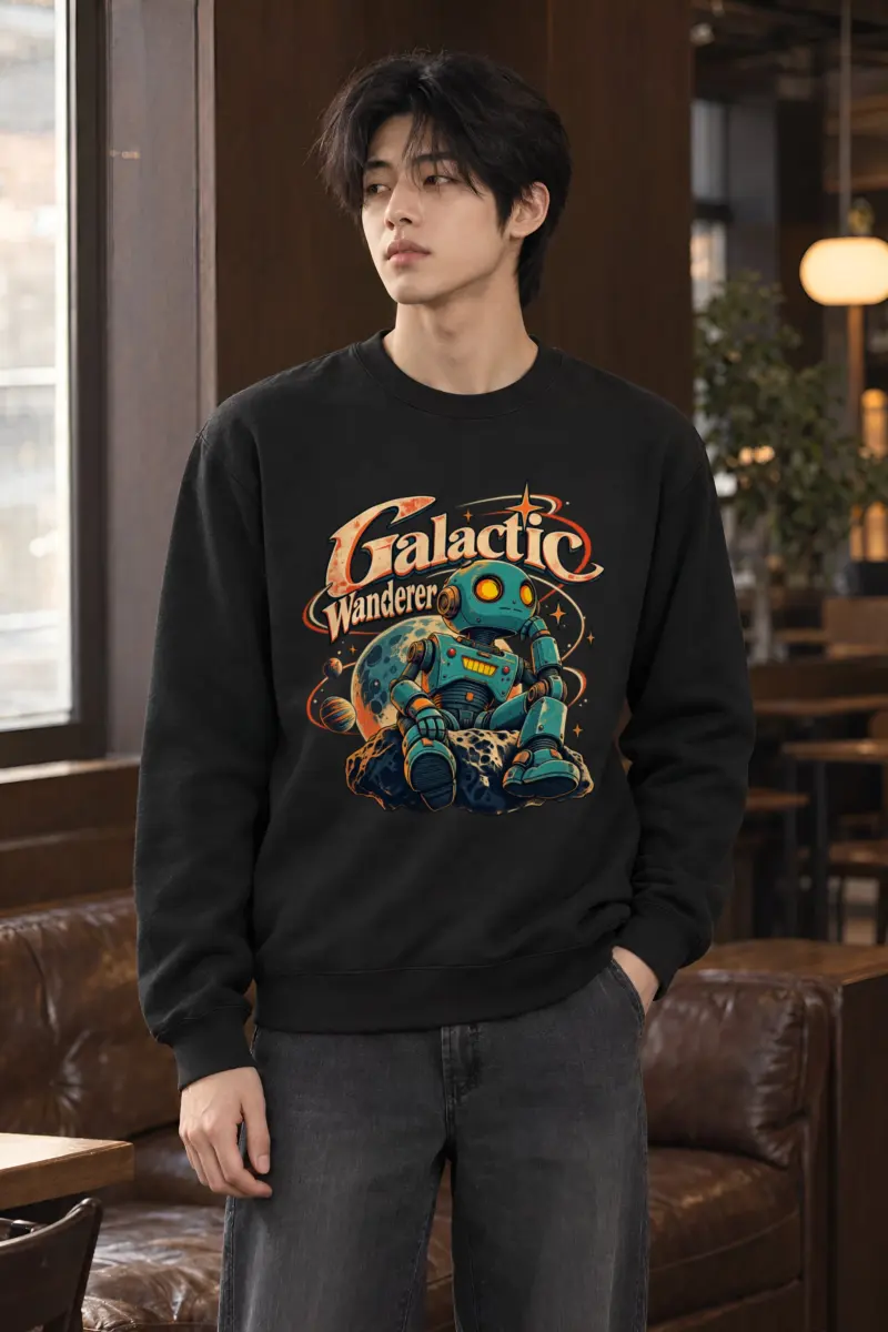 "Galactic Wanderer" Heavy Blend Unisex Crewneck Sweatshirt