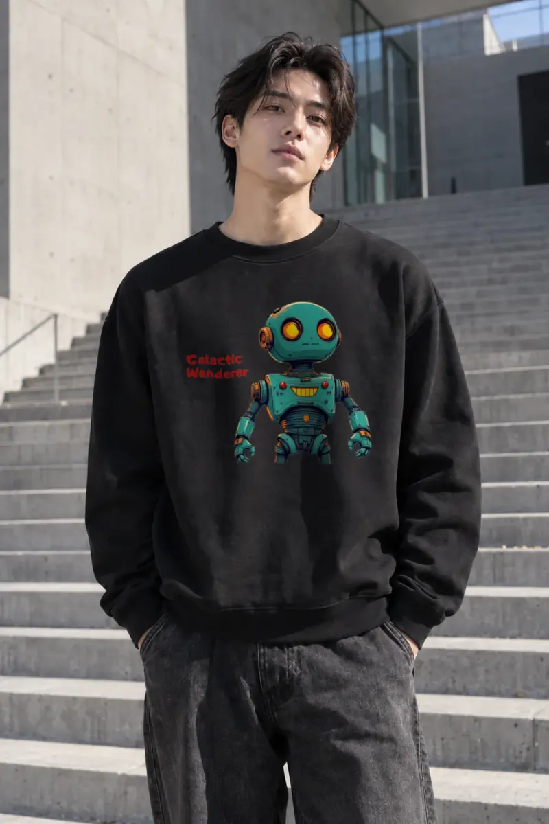 "Galactic Wanderer" Heavy Blend Unisex Crewneck Sweatshirt | Gildan 18000