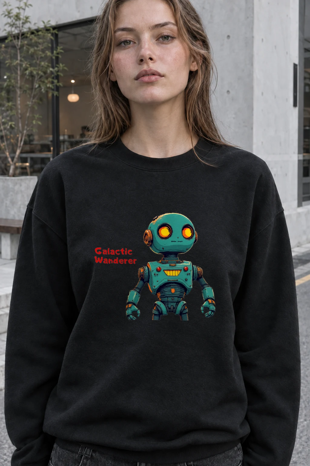"Galactic Wanderer" Heavy Blend Unisex Crewneck Sweatshirt | Gildan 18000