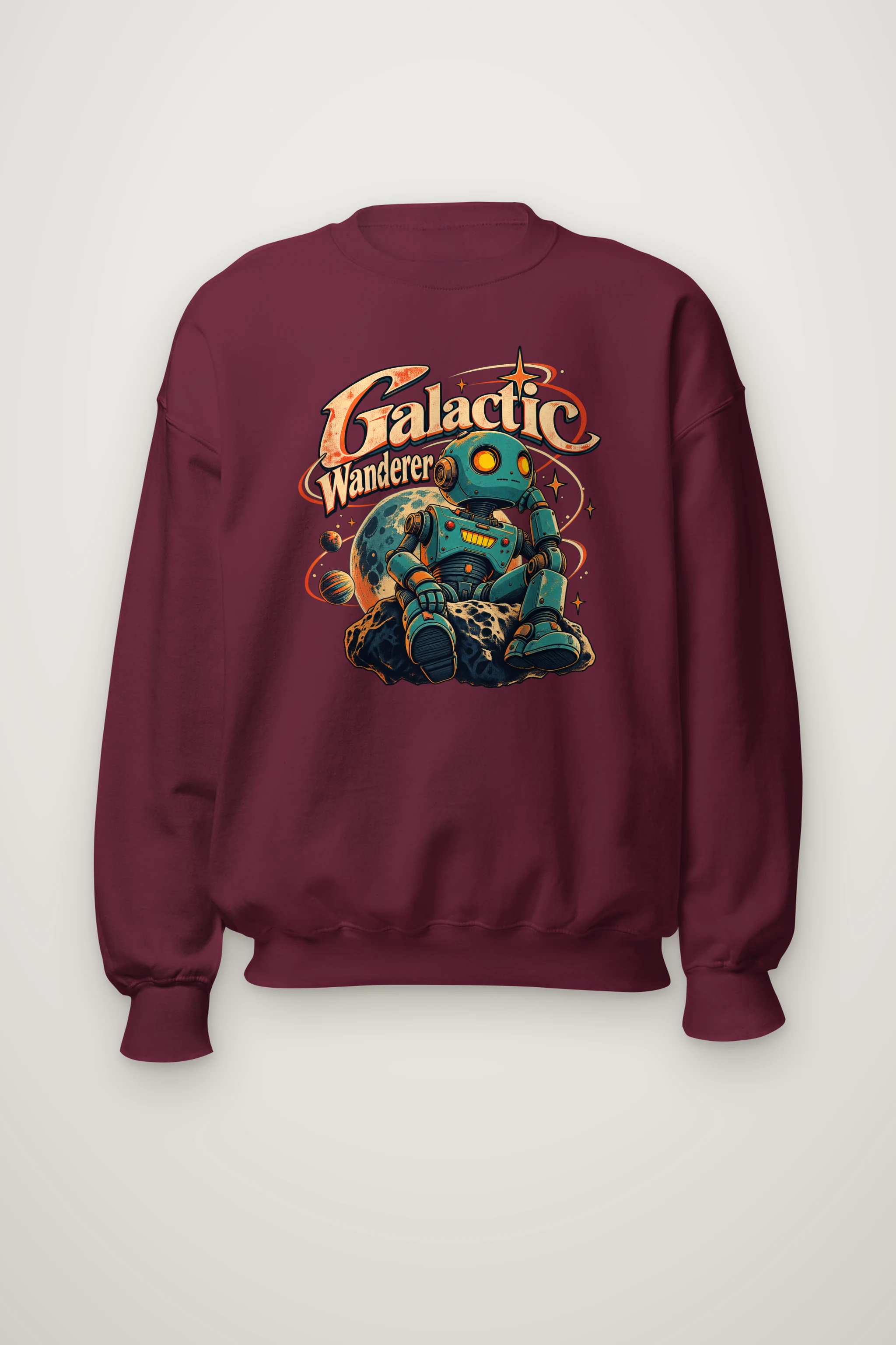 "Galactic Wanderer" Heavy Blend Unisex Crewneck Sweatshirt