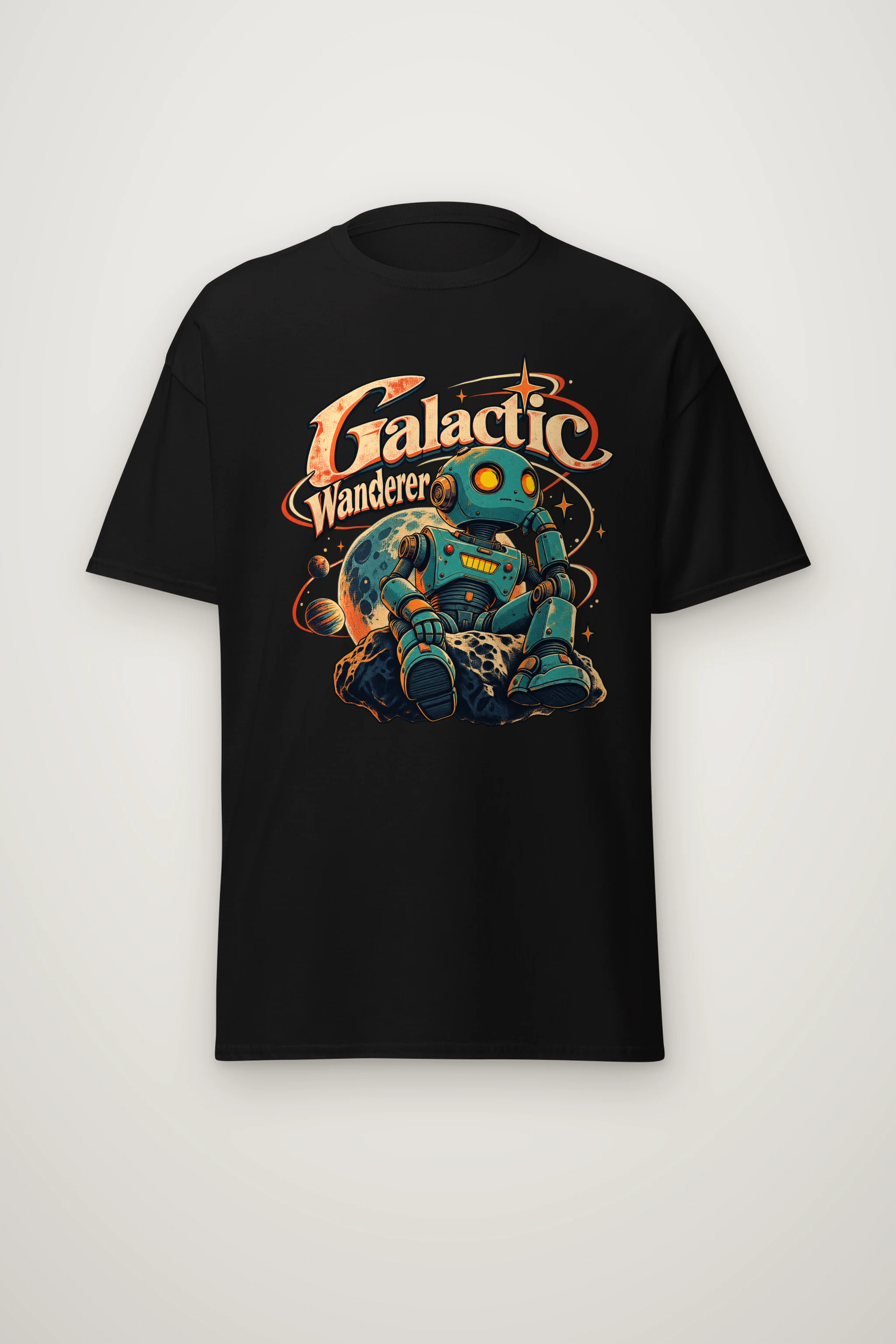 "Galactic Wanderer" Heavyweight Unisex Crewneck T-shirt