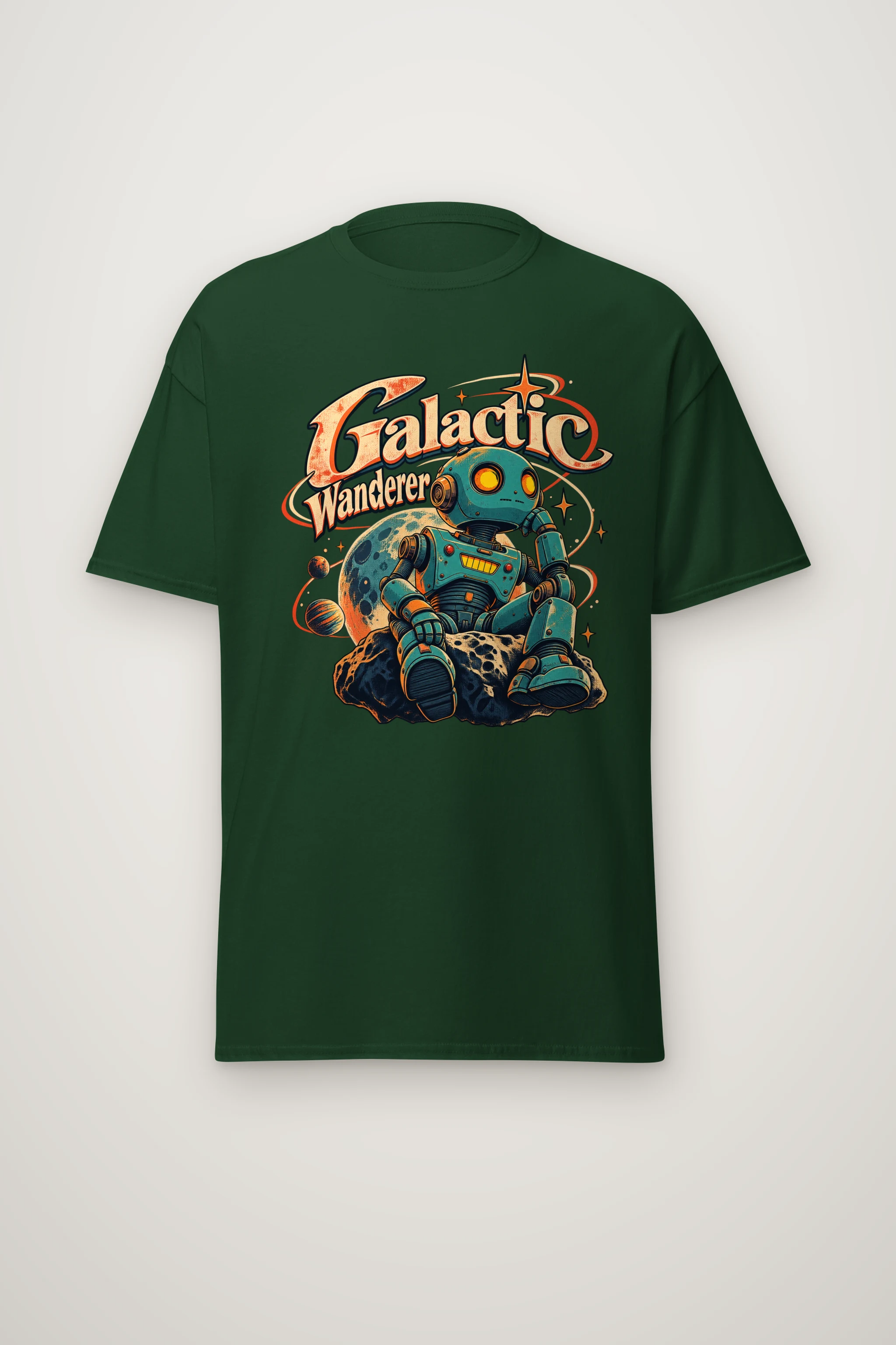 "Galactic Wanderer" Heavyweight Unisex Crewneck T-shirt