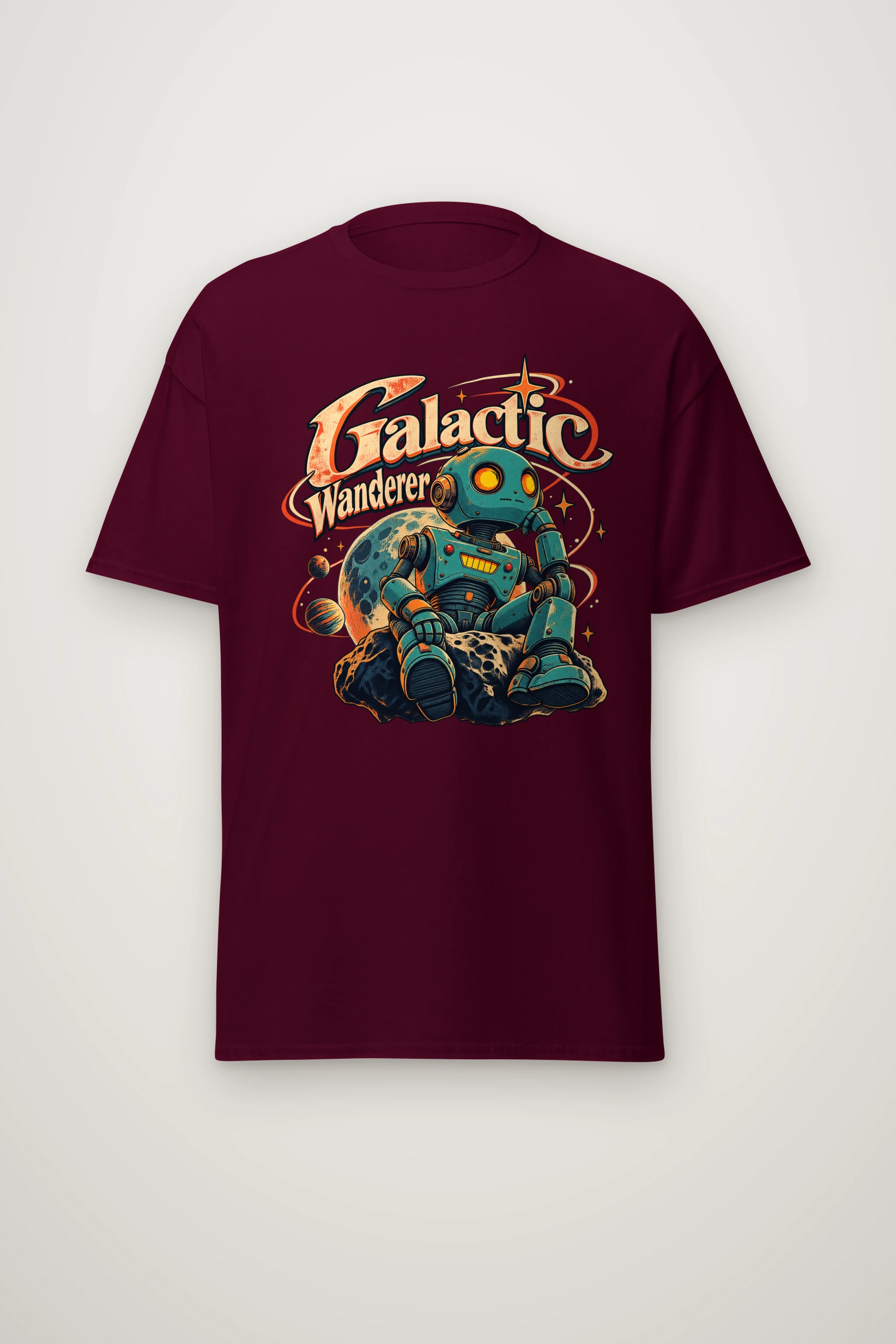 "Galactic Wanderer" Heavyweight Unisex Crewneck T-shirt