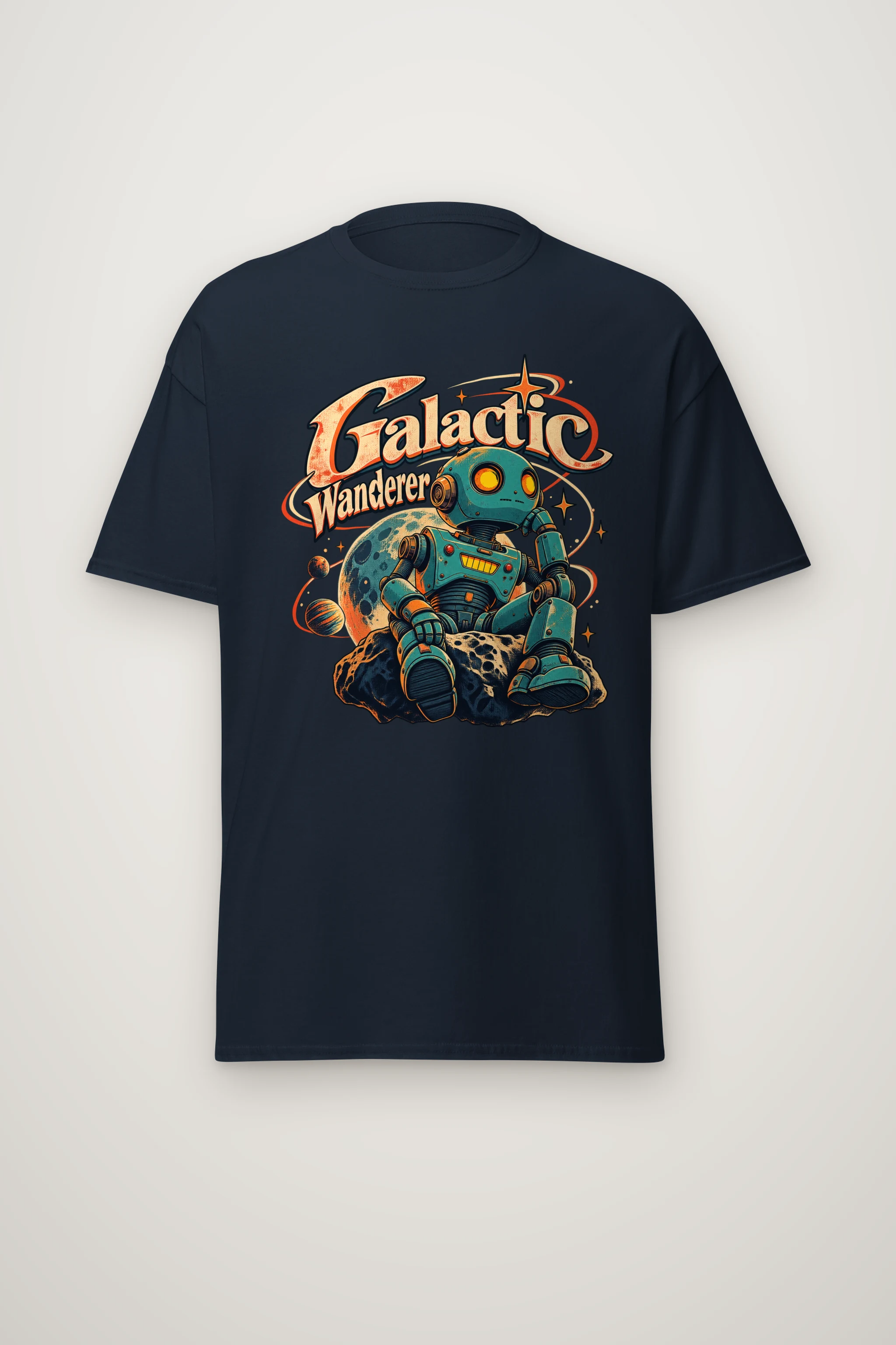 "Galactic Wanderer" Heavyweight Unisex Crewneck T-shirt
