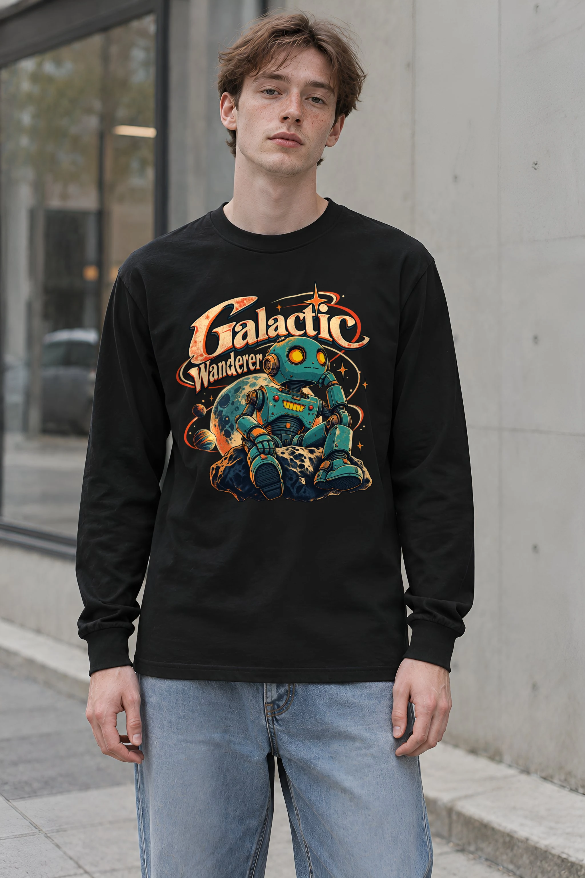 "Galactic Wanderer" Unisex Longsleeve T-shirt