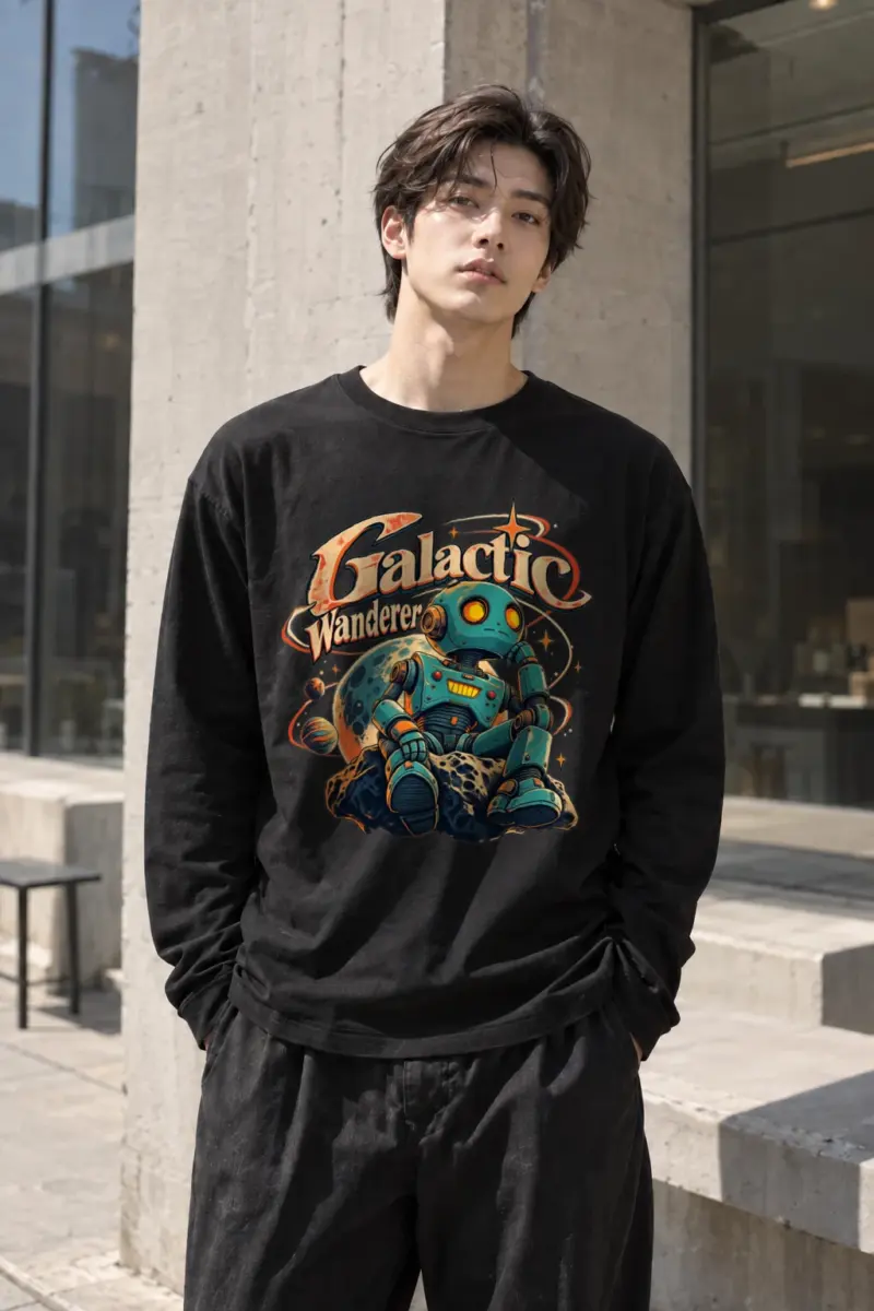 "Galactic Wanderer" Unisex Longsleeve T-shirt | Gildan 2400