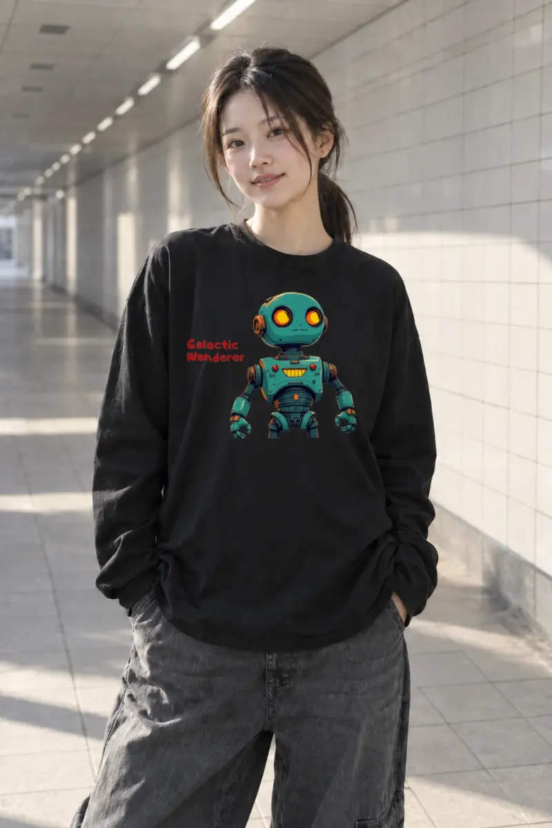 "Galactic Wanderer" Unisex Longsleeve T-shirt | Gildan 2400