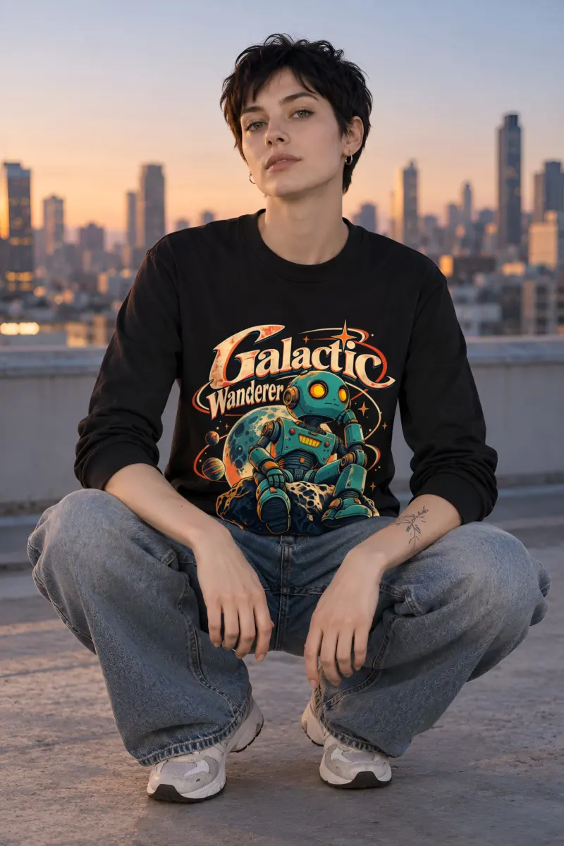"Galactic Wanderer" Unisex Longsleeve T-shirt