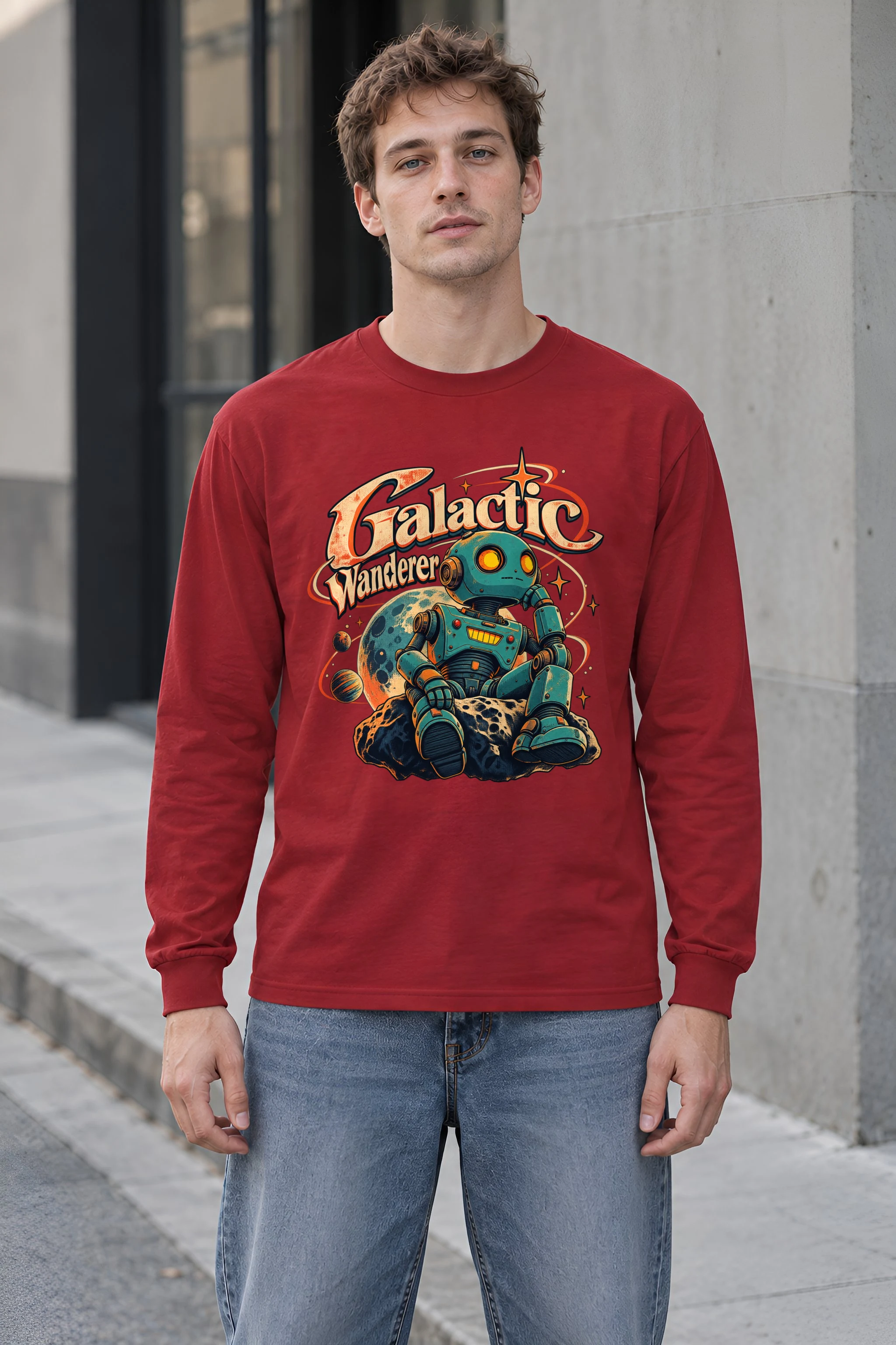 "Galactic Wanderer" Unisex Longsleeve T-shirt