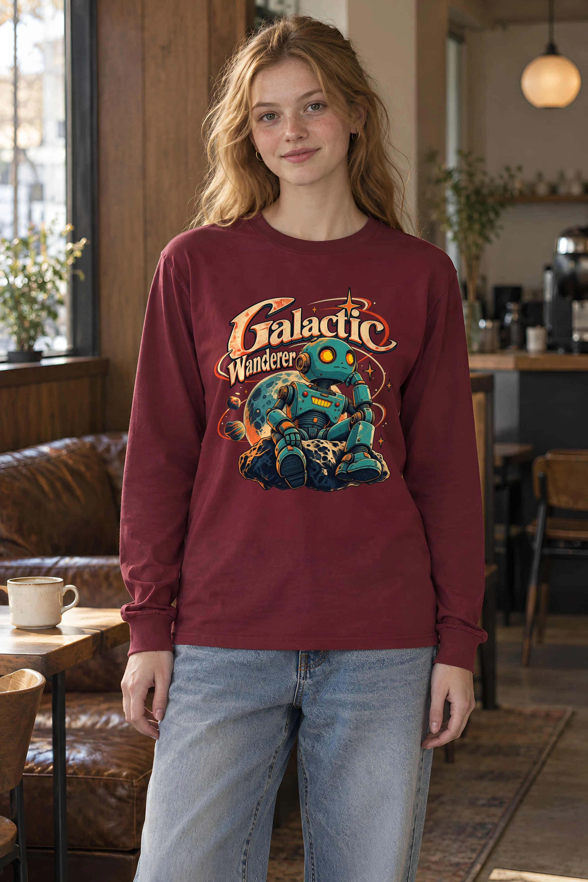 "Galactic Wanderer" Unisex Longsleeve T-shirt