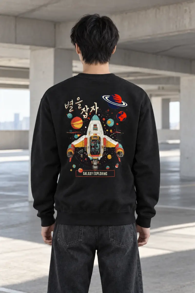 "Galaxy Exploring" Heavy Blend Unisex Crewneck Sweatshirt | Gildan 18000