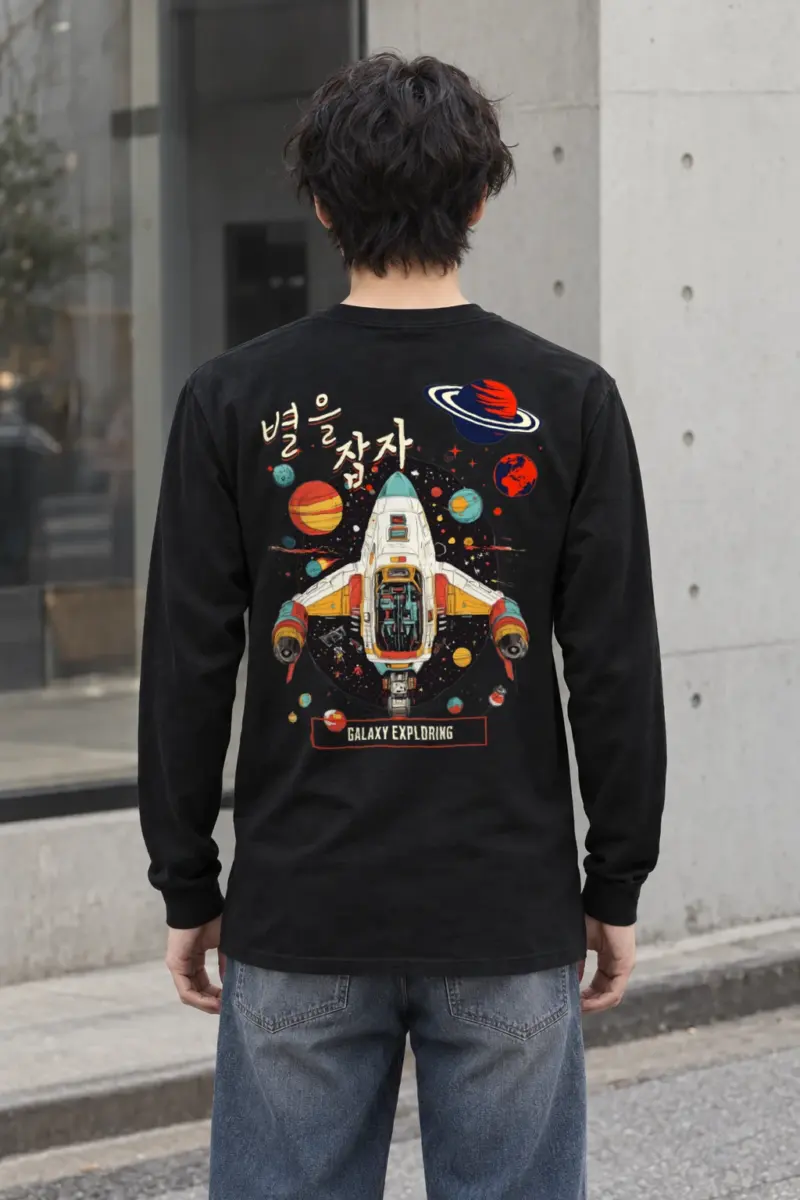 "Galaxy Exploring" Unisex Longsleeve T-shirt