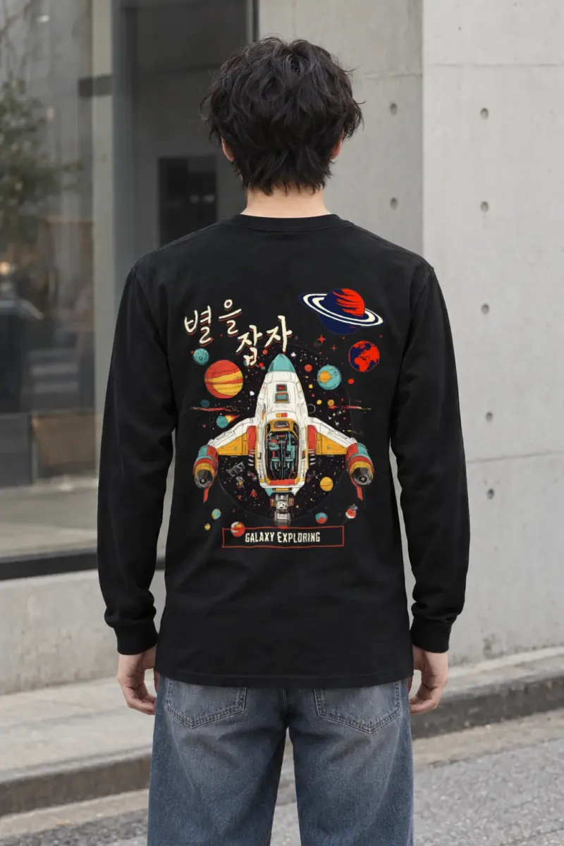 "Galaxy Exploring" Unisex Longsleeve T-shirt