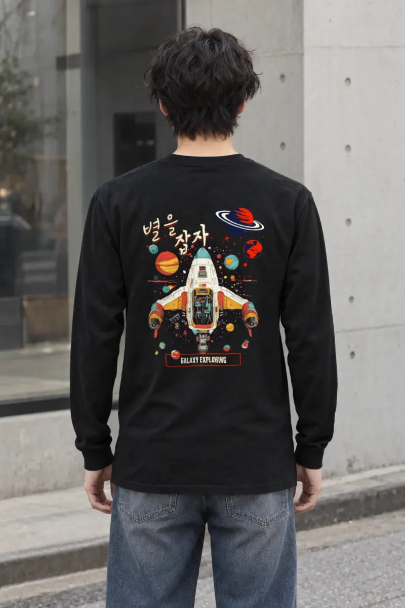 "Galaxy Exploring" Unisex Longsleeve T-shirt