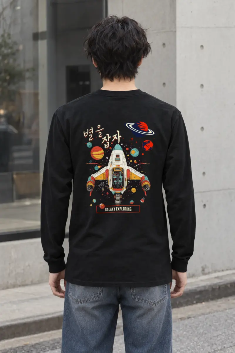 "Galaxy Exploring" Unisex Longsleeve T-shirt