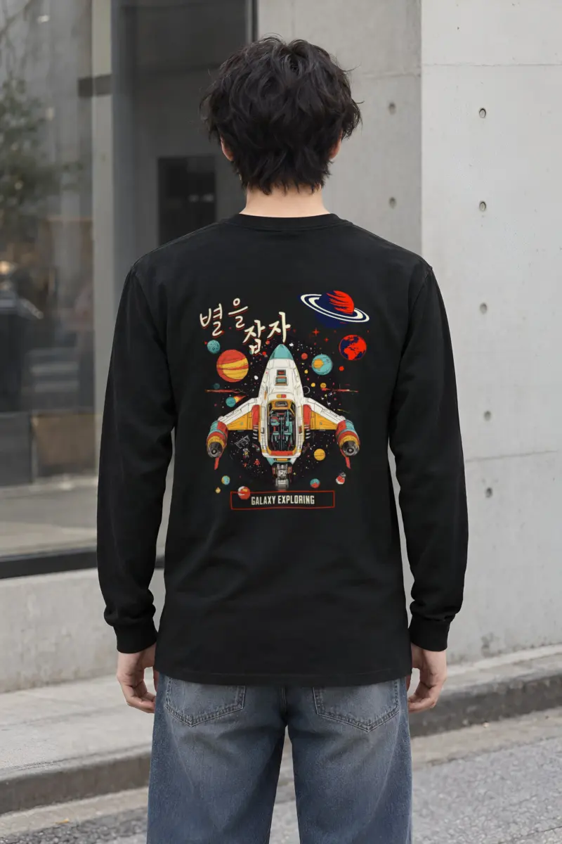 "Galaxy Exploring" Unisex Longsleeve T-shirt