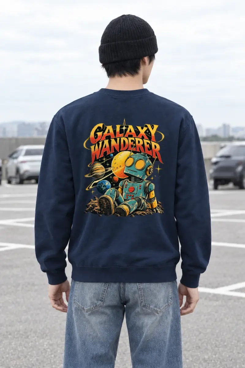 "Galaxy Wanderer" Heavy Blend Unisex Crewneck Sweatshirt | Gildan 18000