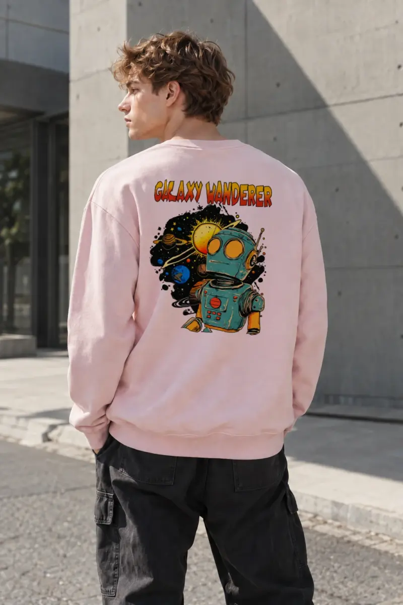 "Galaxy Wanderer" Heavy Blend Unisex Crewneck Sweatshirt | Gildan 18000