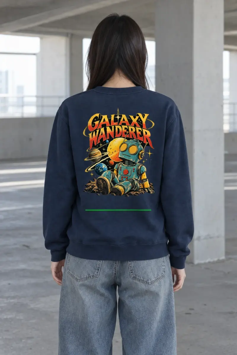 "Galaxy Wanderer" Heavy Blend Unisex Crewneck Sweatshirt | Gildan 18000