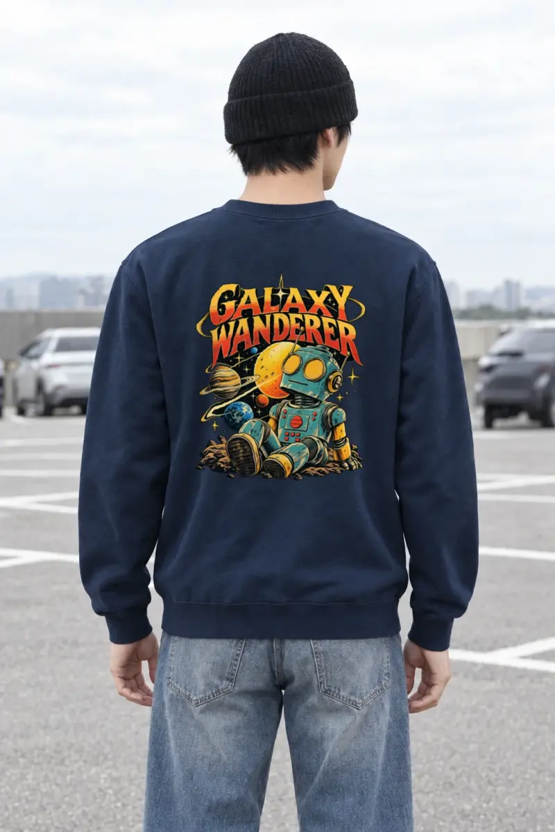 "Galaxy Wanderer" Heavy Blend Unisex Crewneck Sweatshirt