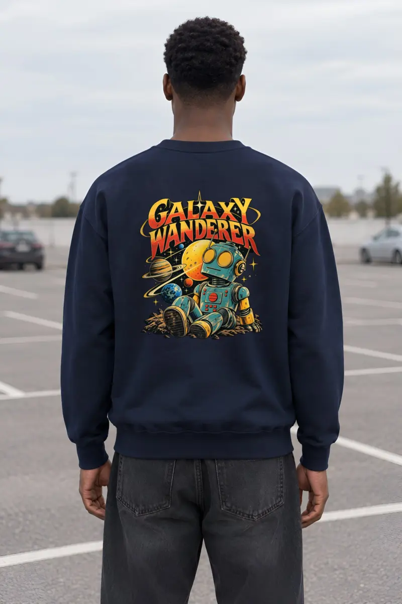 "Galaxy Wanderer" Heavy Blend Unisex Crewneck Sweatshirt