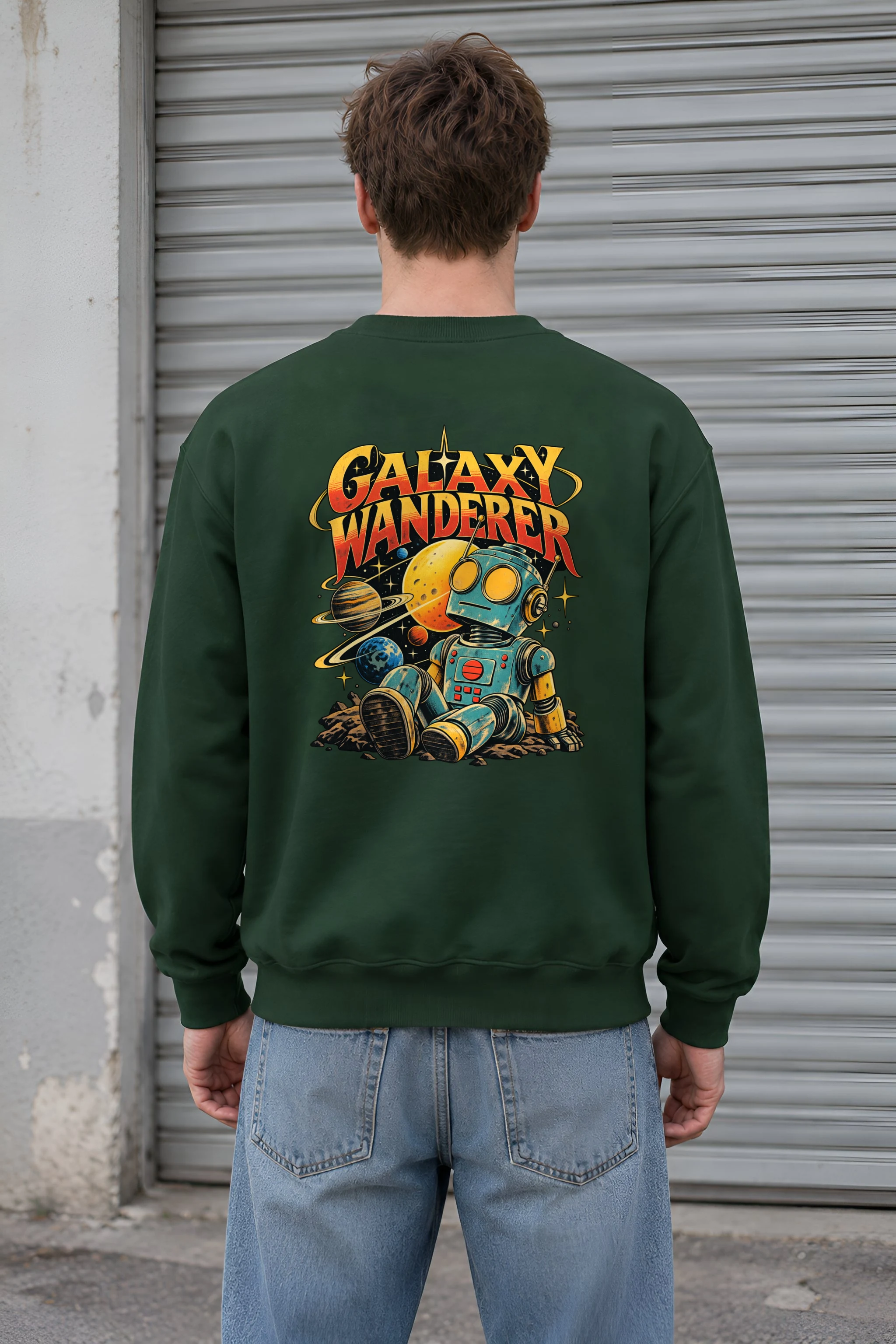 "Galaxy Wanderer" 1 Crewneck Sweatshirt