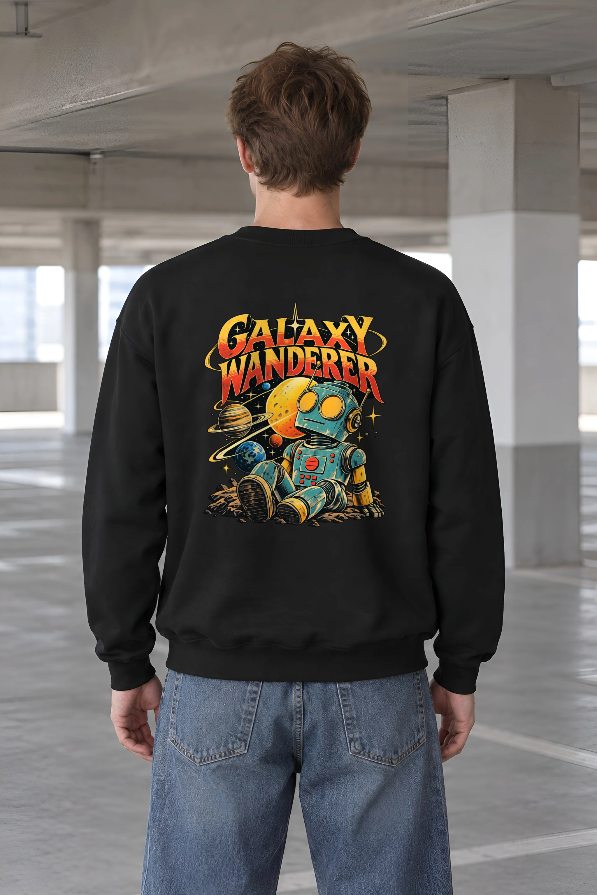 "Galaxy Wanderer" 1 Crewneck Sweatshirt
